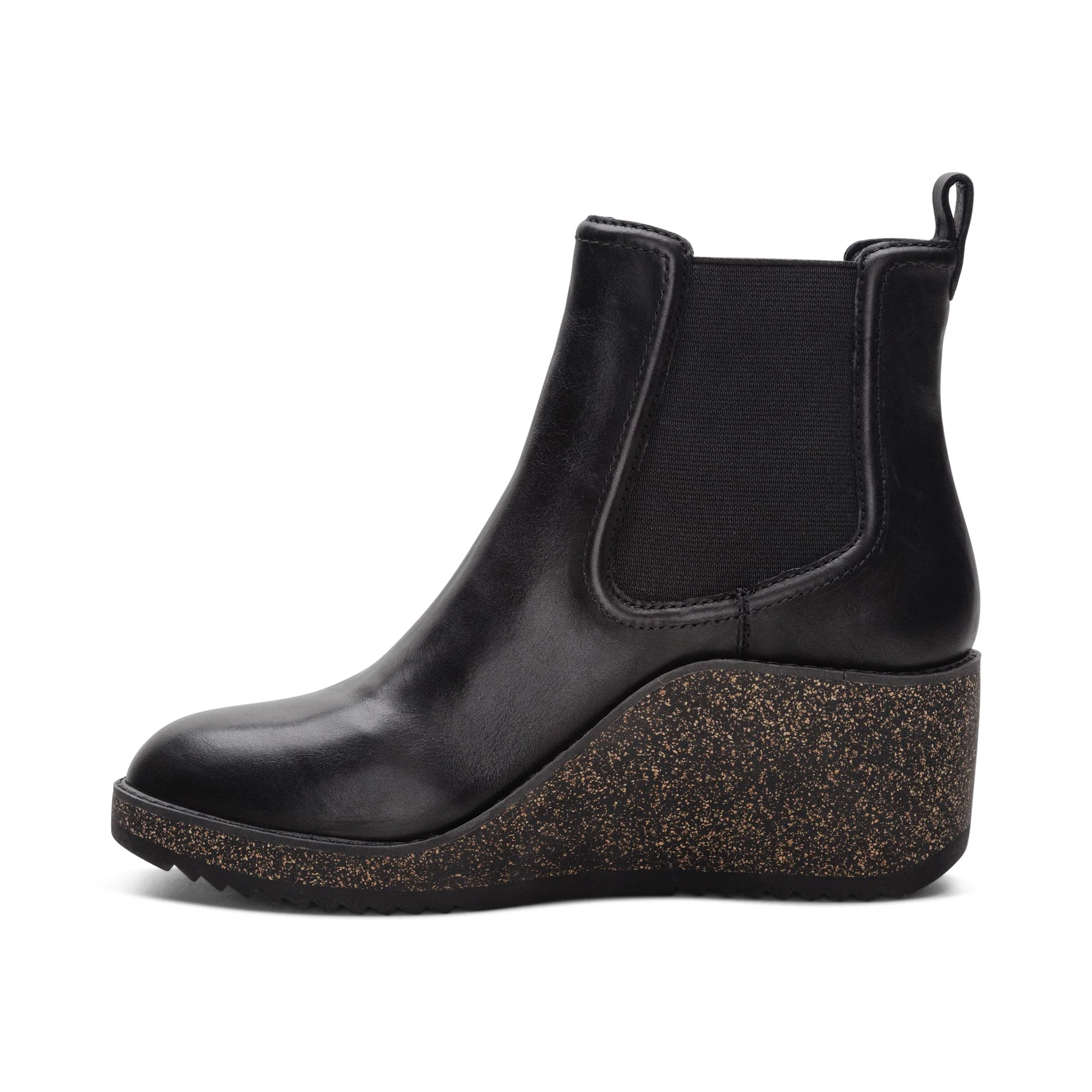Dawn Wedge Boot - Black - Image 4