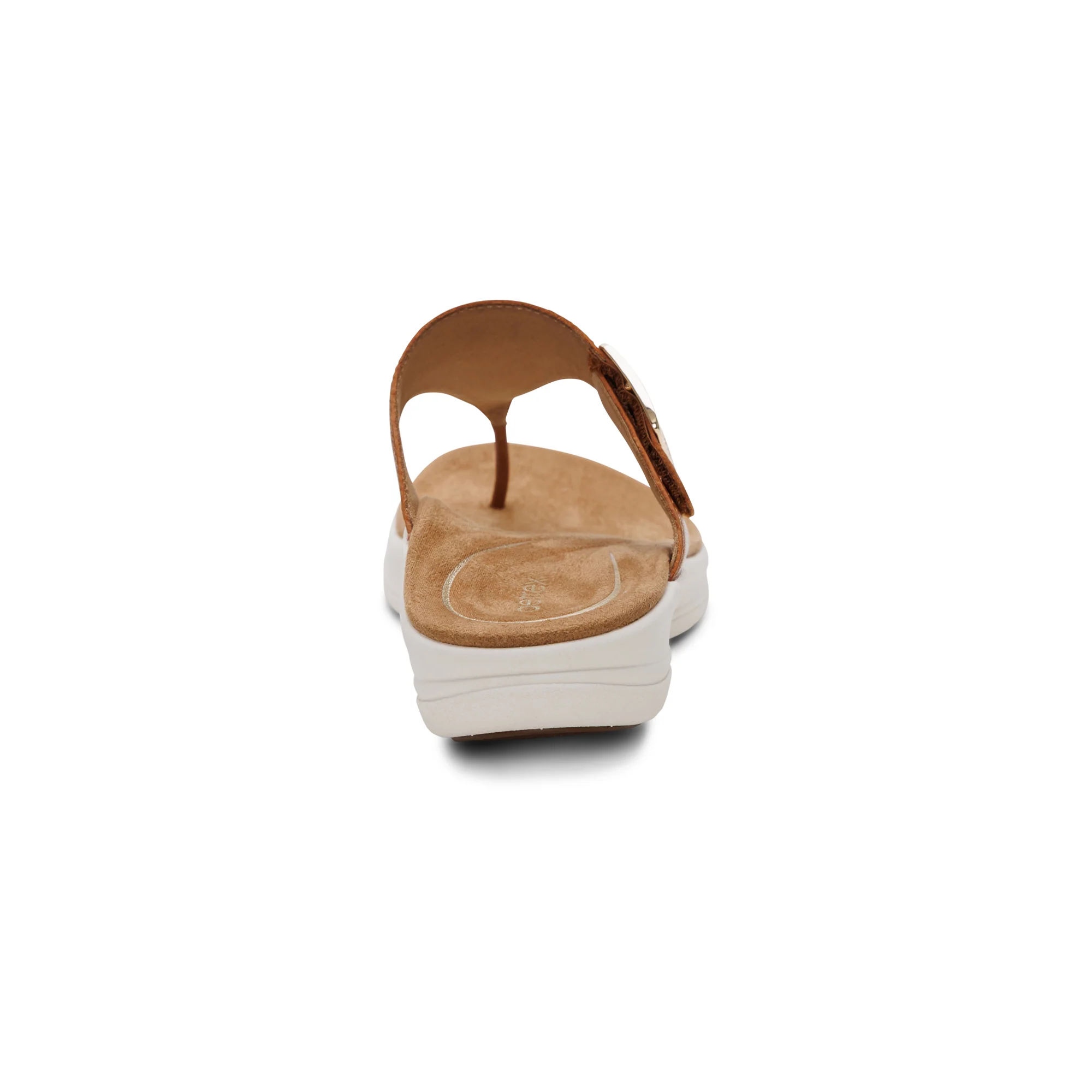 Donna Adjustable Thong Sandal - Cognac - Image 3