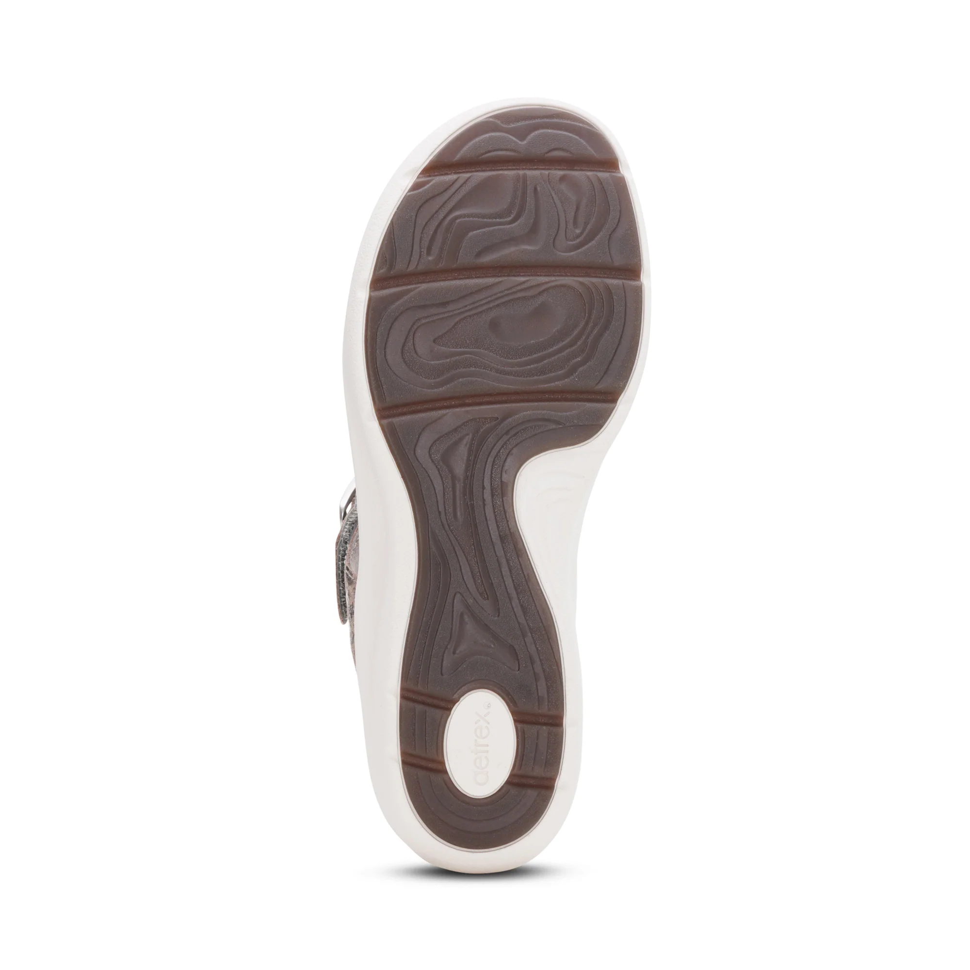 Donna Adjustable Thong Sandal - Pewter Metallic - Image 6