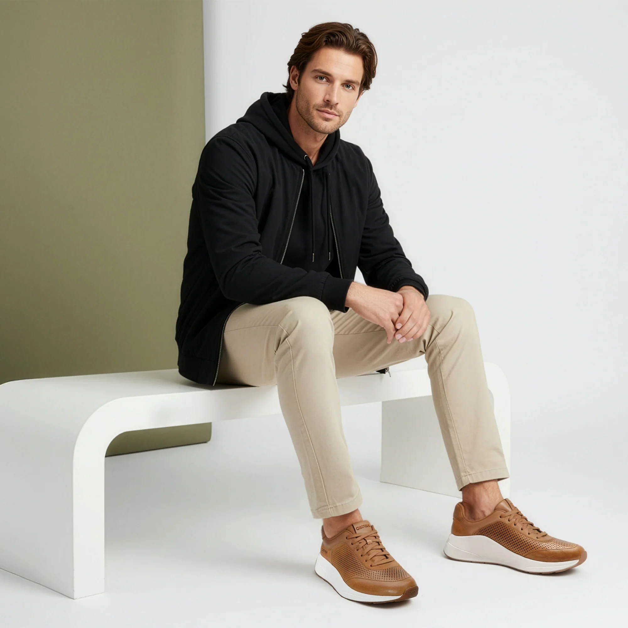Drew Arch Support Sneaker - Tan - Image 7