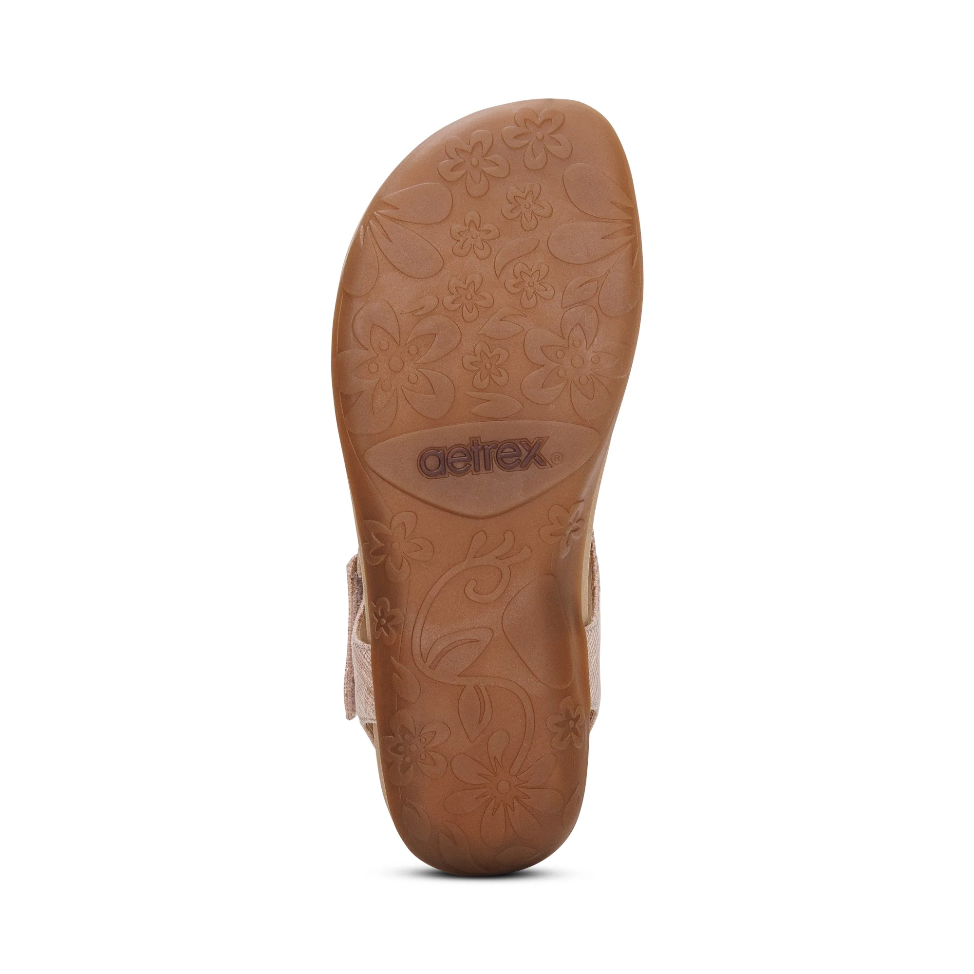 Ellie Adjustable Quarter Strap Thong Sandal - Blush - Image 6