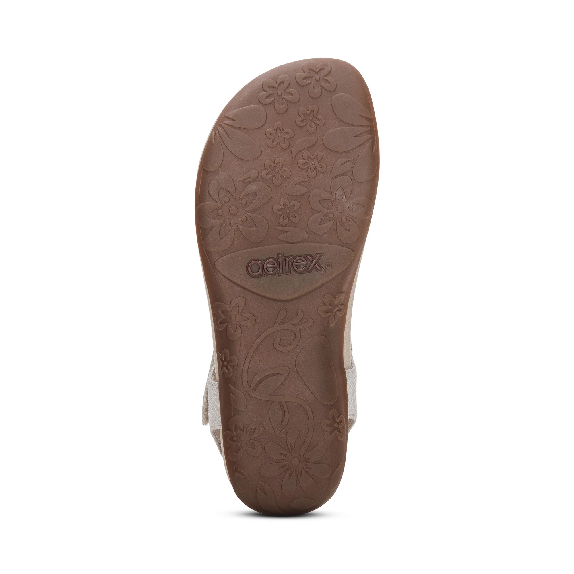 Ellie Adjustable Quarter Strap Thong Sandal - Grey - Image 6