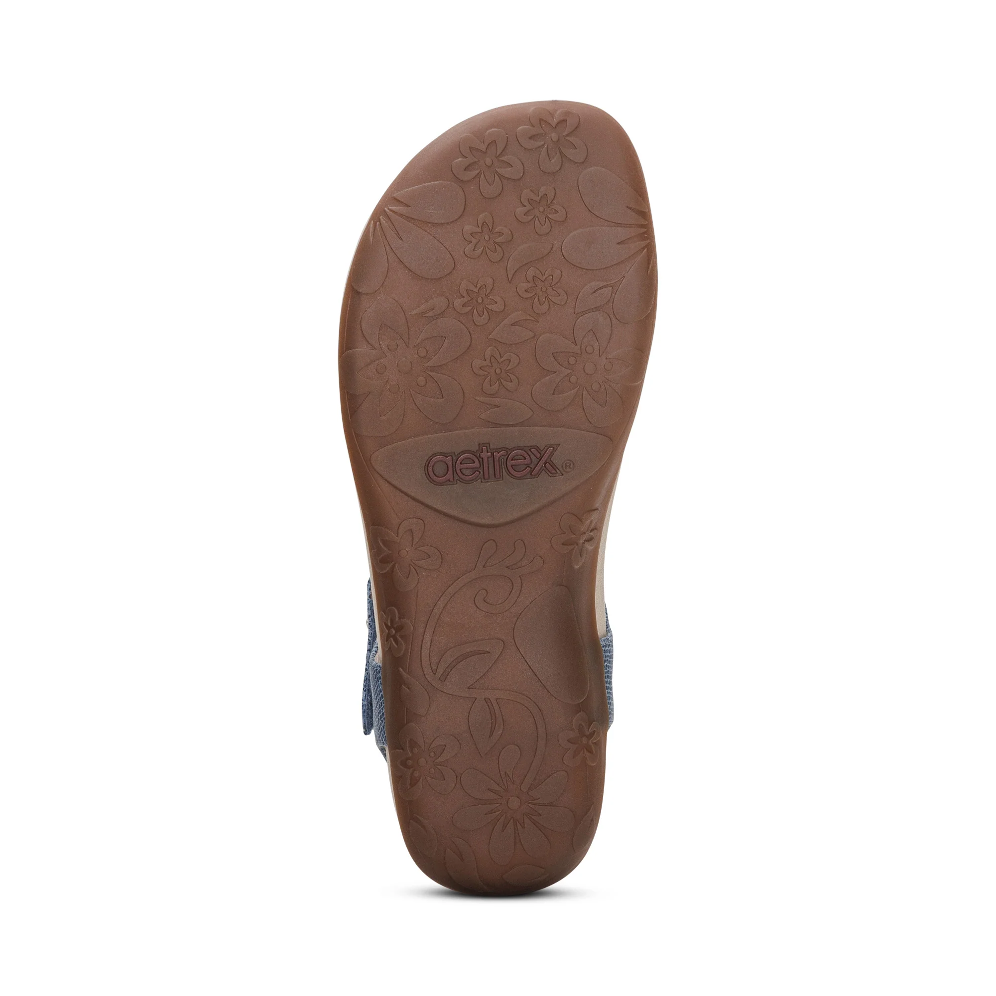 Ellie Adjustable Quarter Strap Thong Sandal - Navy - Image 6