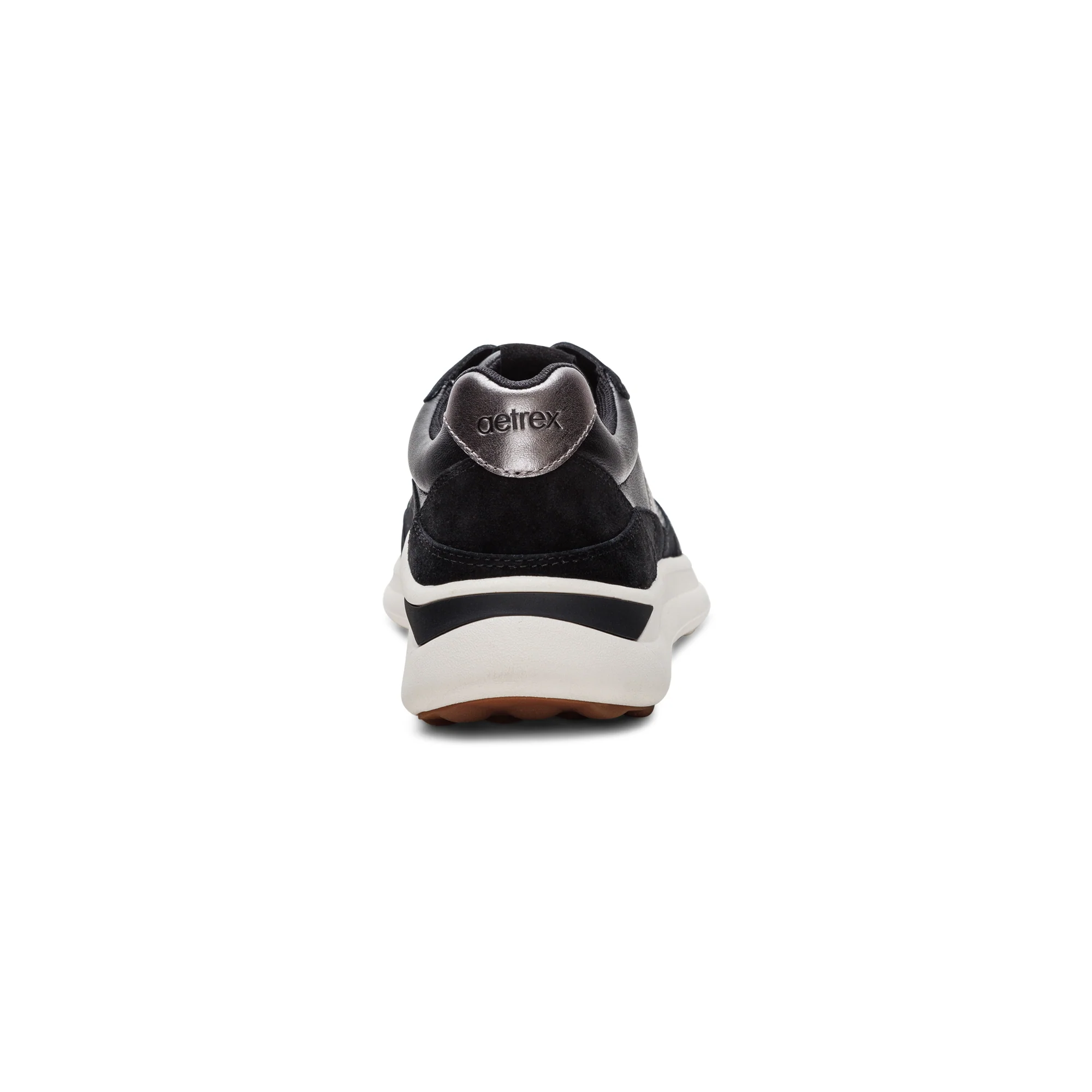 Emily Lace-Up Sneaker - Black - Image 3