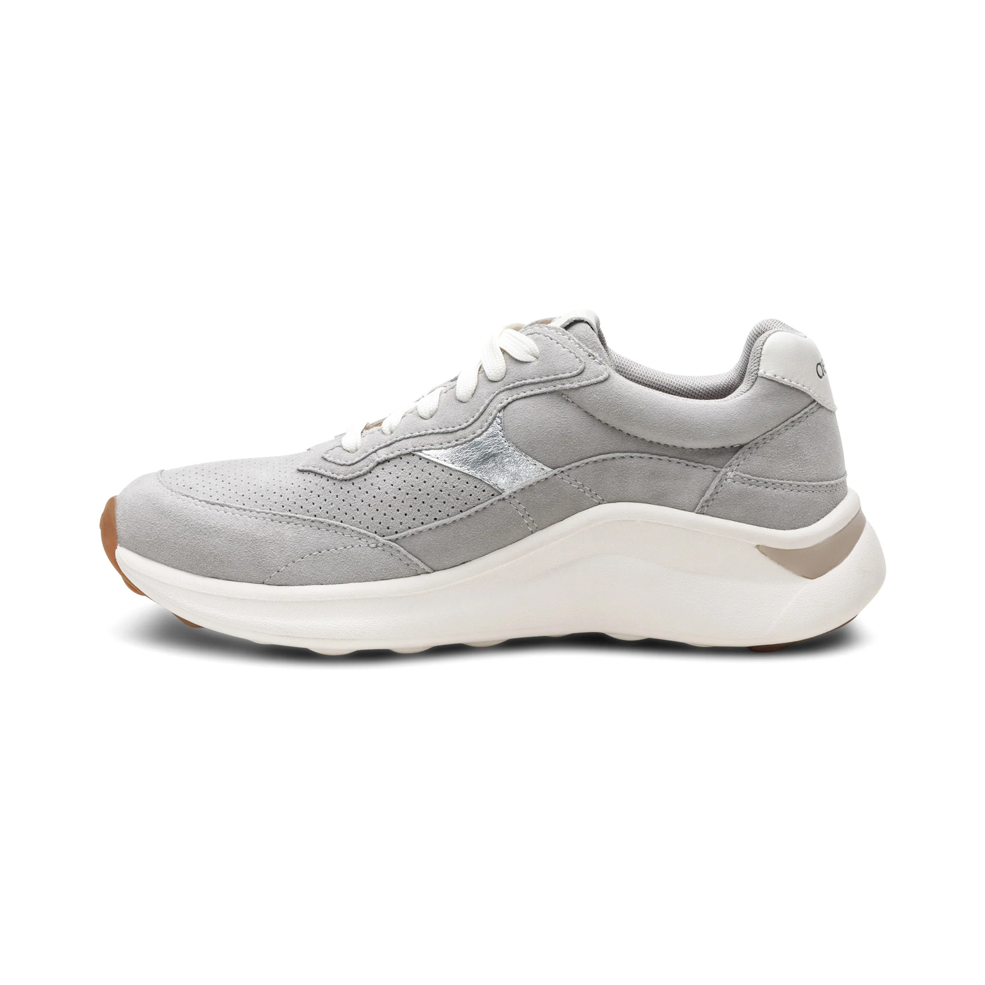Emily Lace-Up Sneaker - Grey - Image 3