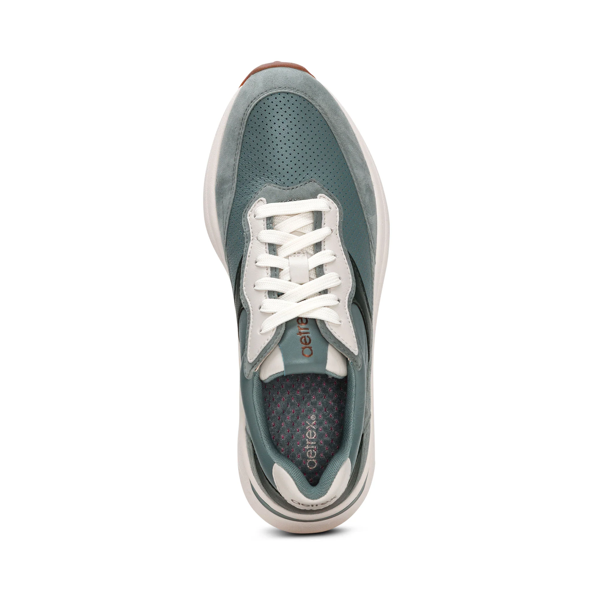 Emily Lace-Up Sneaker - Mint - Image 5