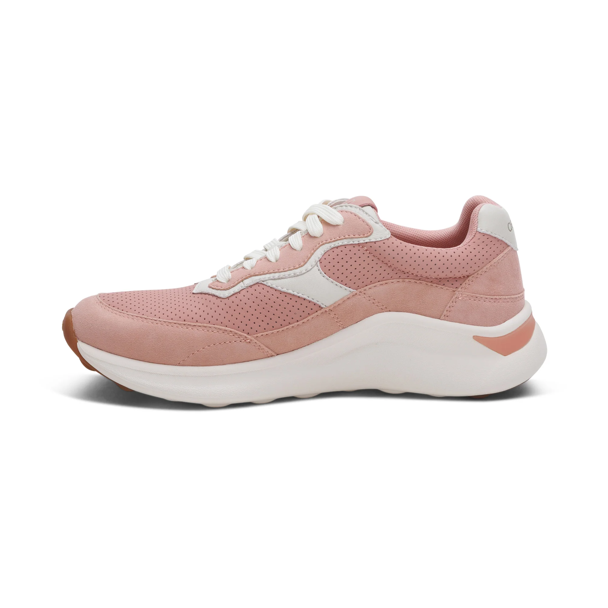 Emily Lace-Up Sneaker - Peach - Image 4