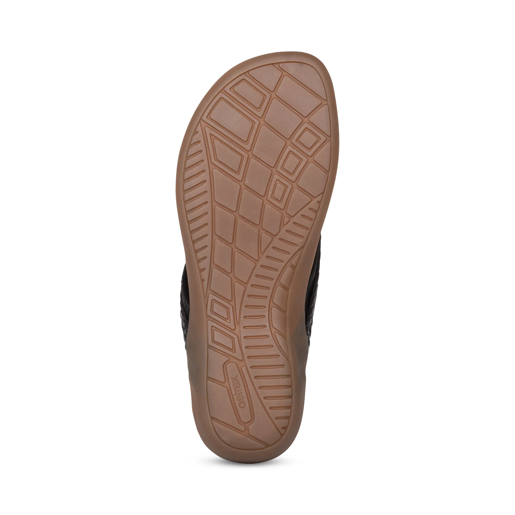 Emmy Braided Thong Sandal - Black - Image 5