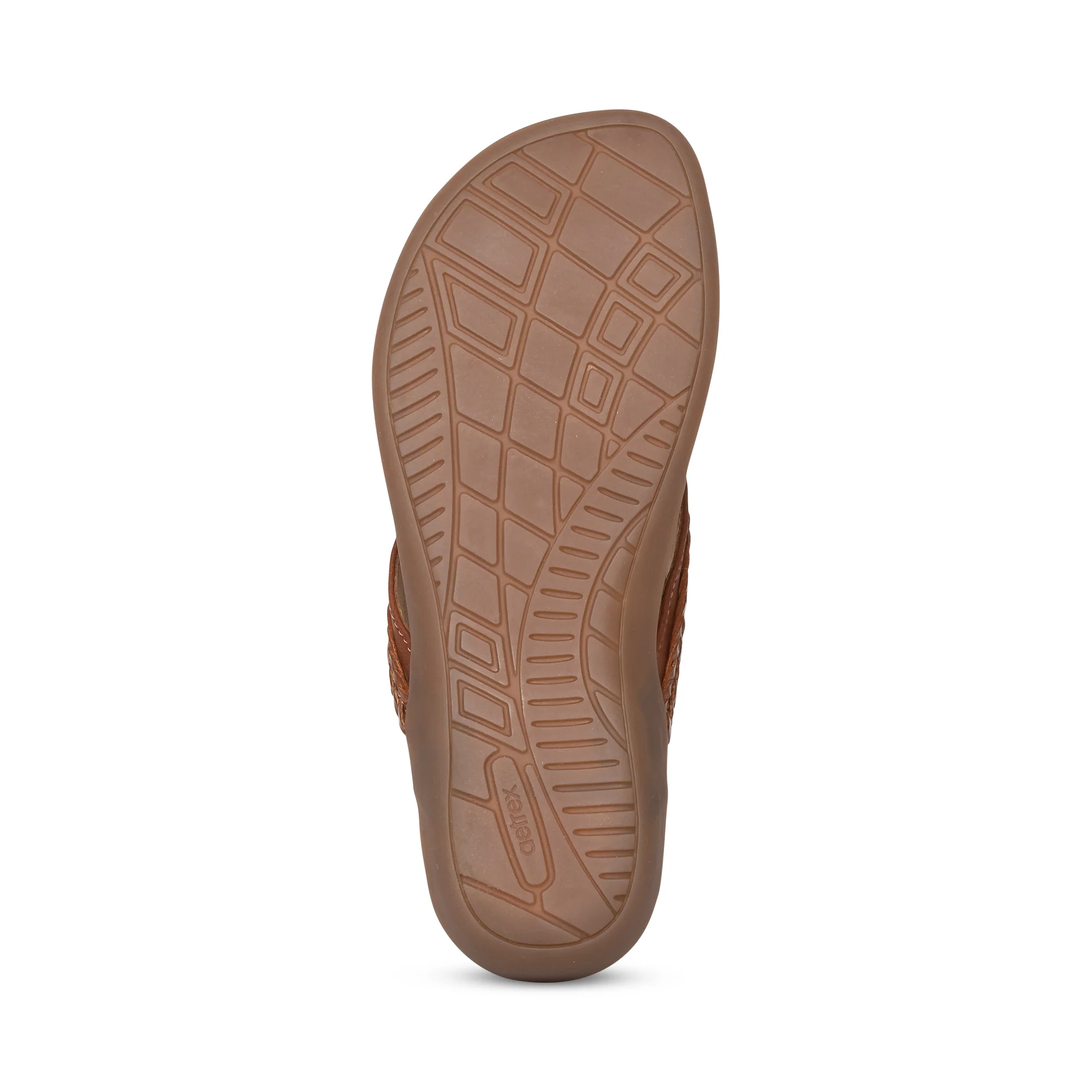 Emmy Braided Thong Sandal - Brown - Image 5