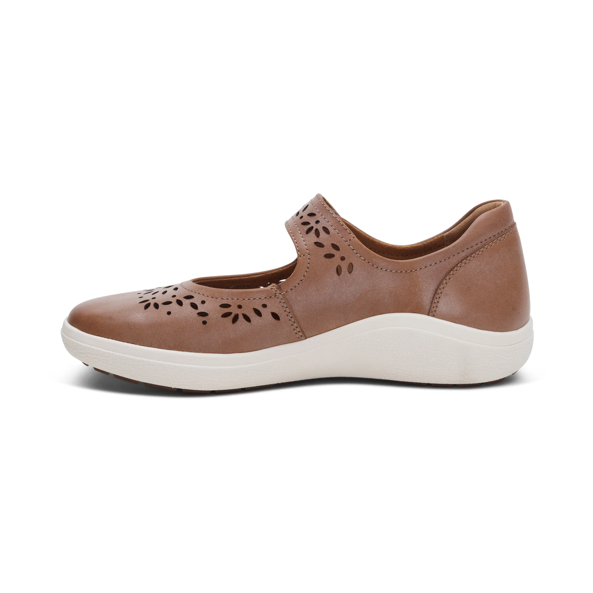 Erica Casual Sneakers - Tan Cutout - Image 4