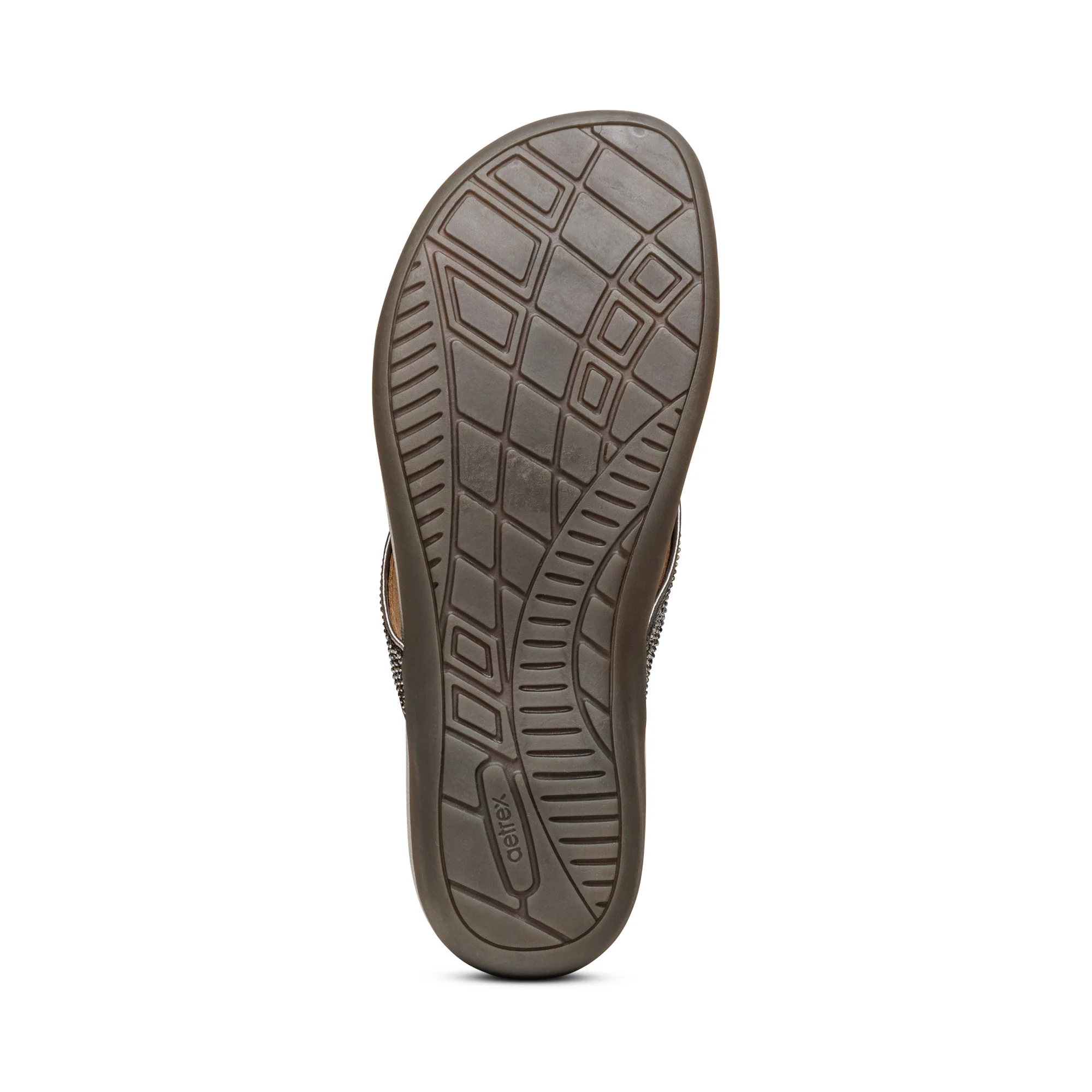 Eve Sparkly Thong Sandal - Black - Image 5