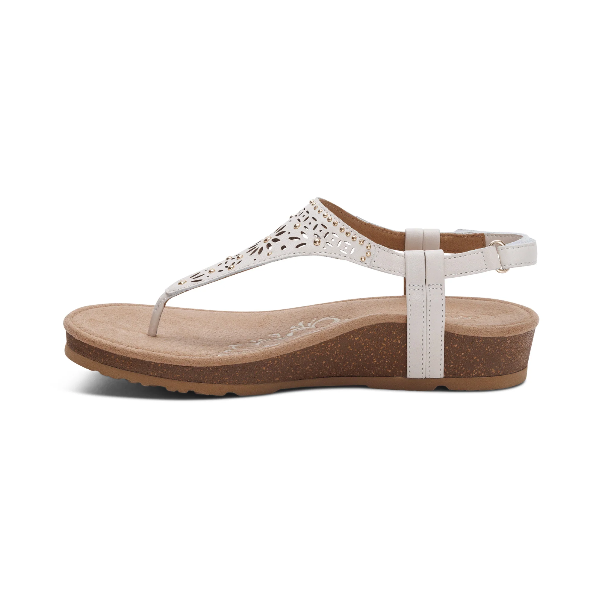 Evelyn Thong Sandal - Ivory - Image 4