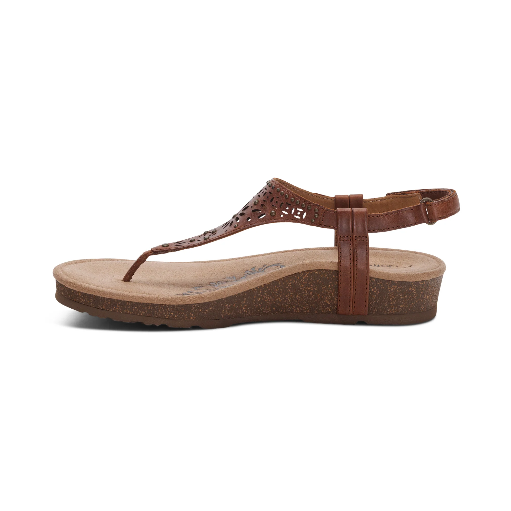 Evelyn Thong Sandal - Walnut - Image 4