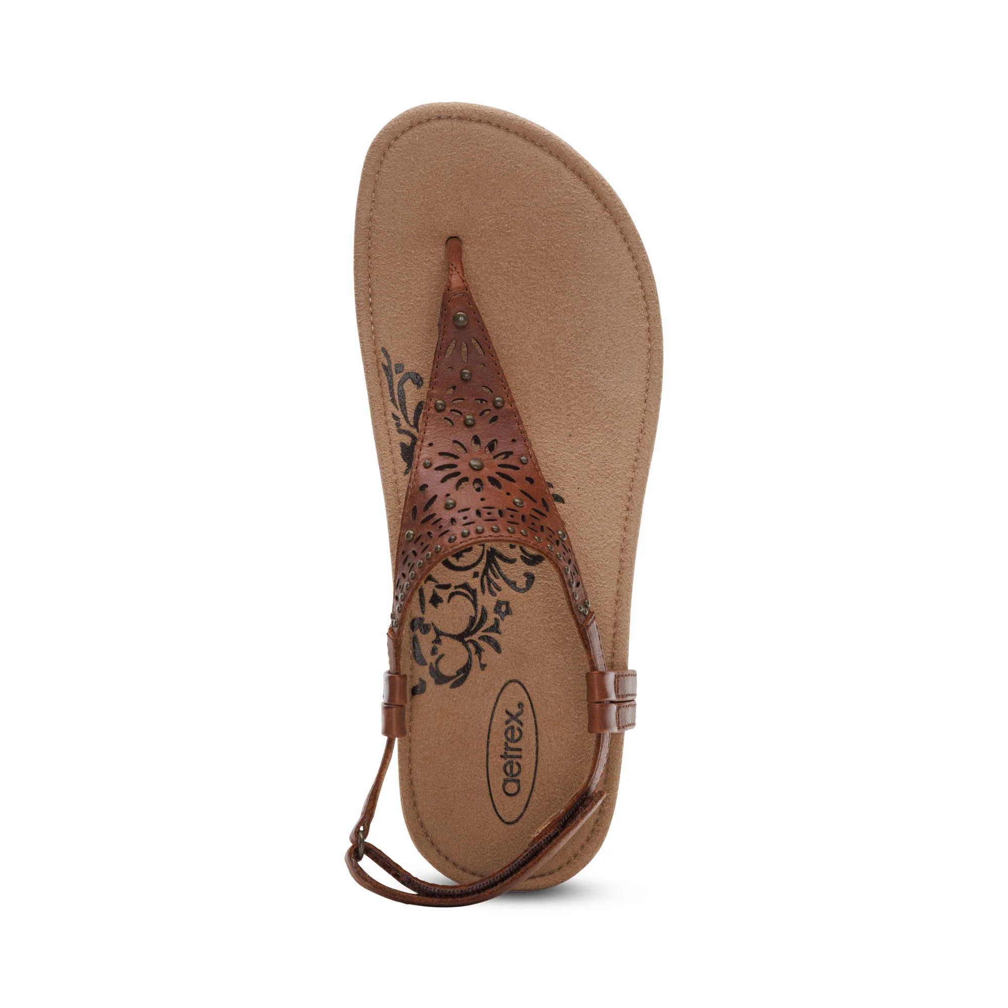 Evelyn Thong Sandal - Walnut - Image 5