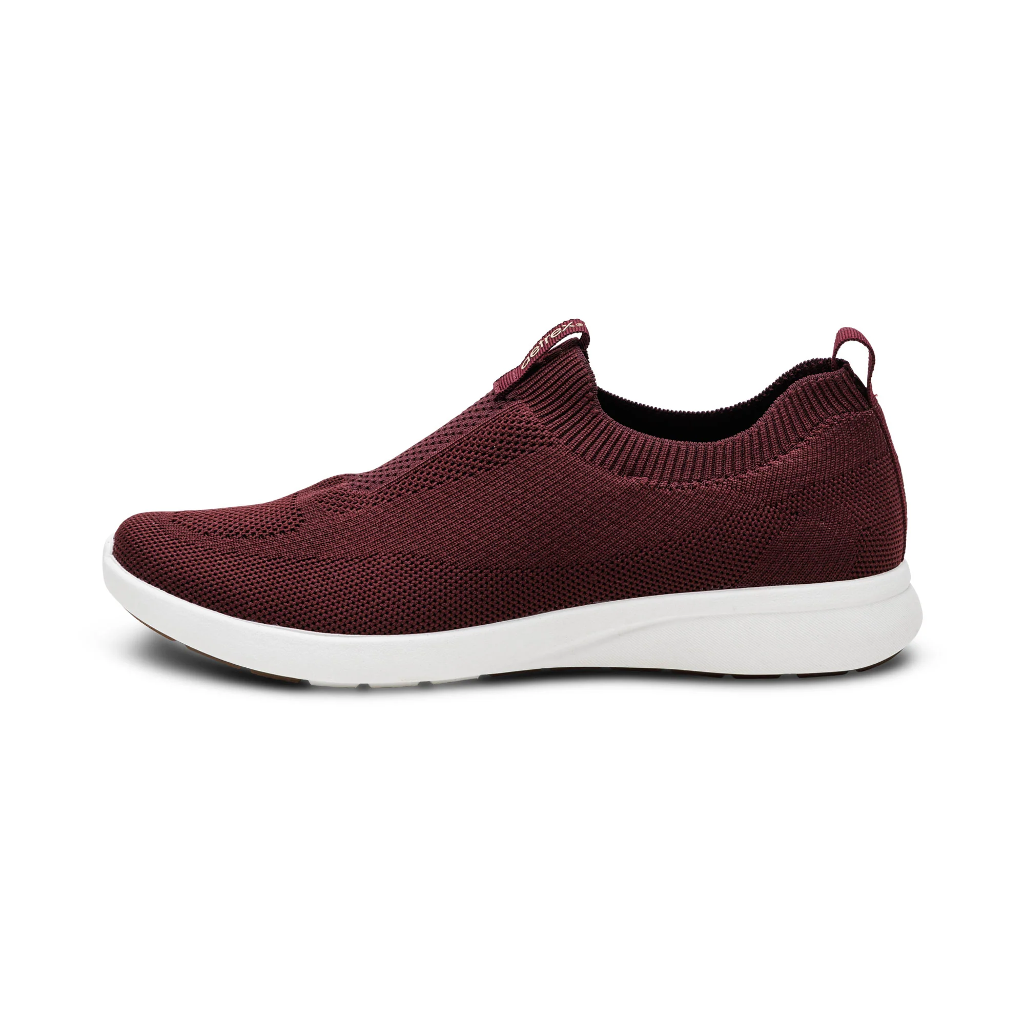 Felicity Knit Slip-On Sneaker - Burgundy - Image 4