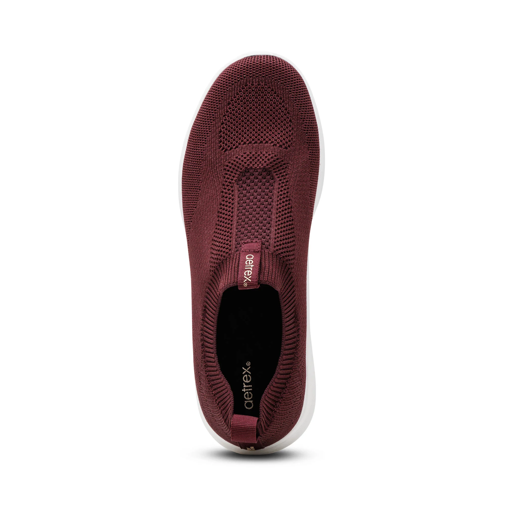 Felicity Knit Slip-On Sneaker - Burgundy - Image 5