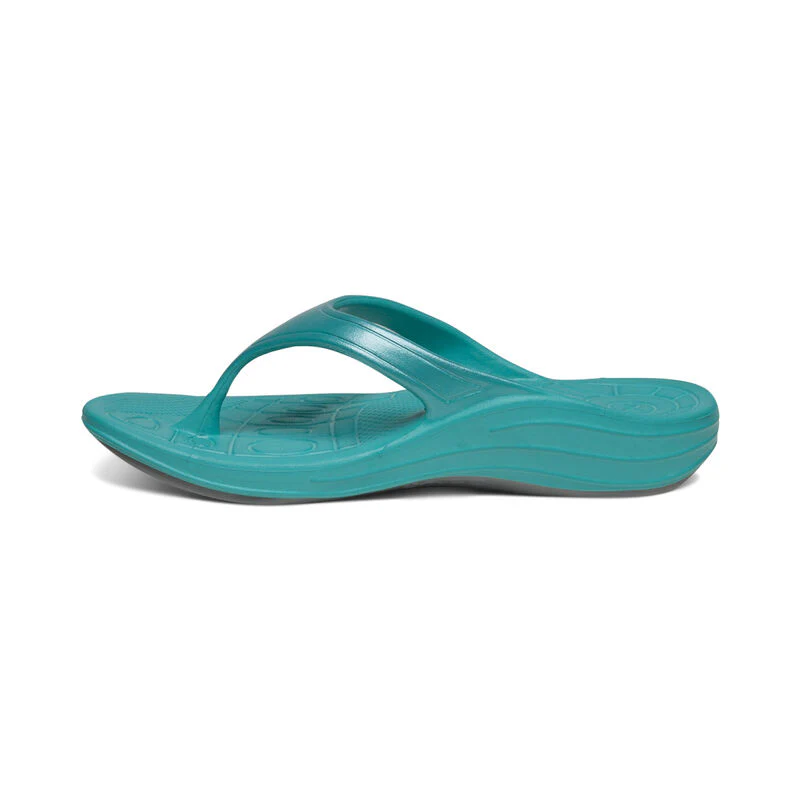 Fiji Orthotic Women's Flips - Aqua - Image 3