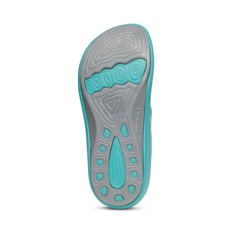 Fiji Orthotic Women's Flips - Aqua - Image 5