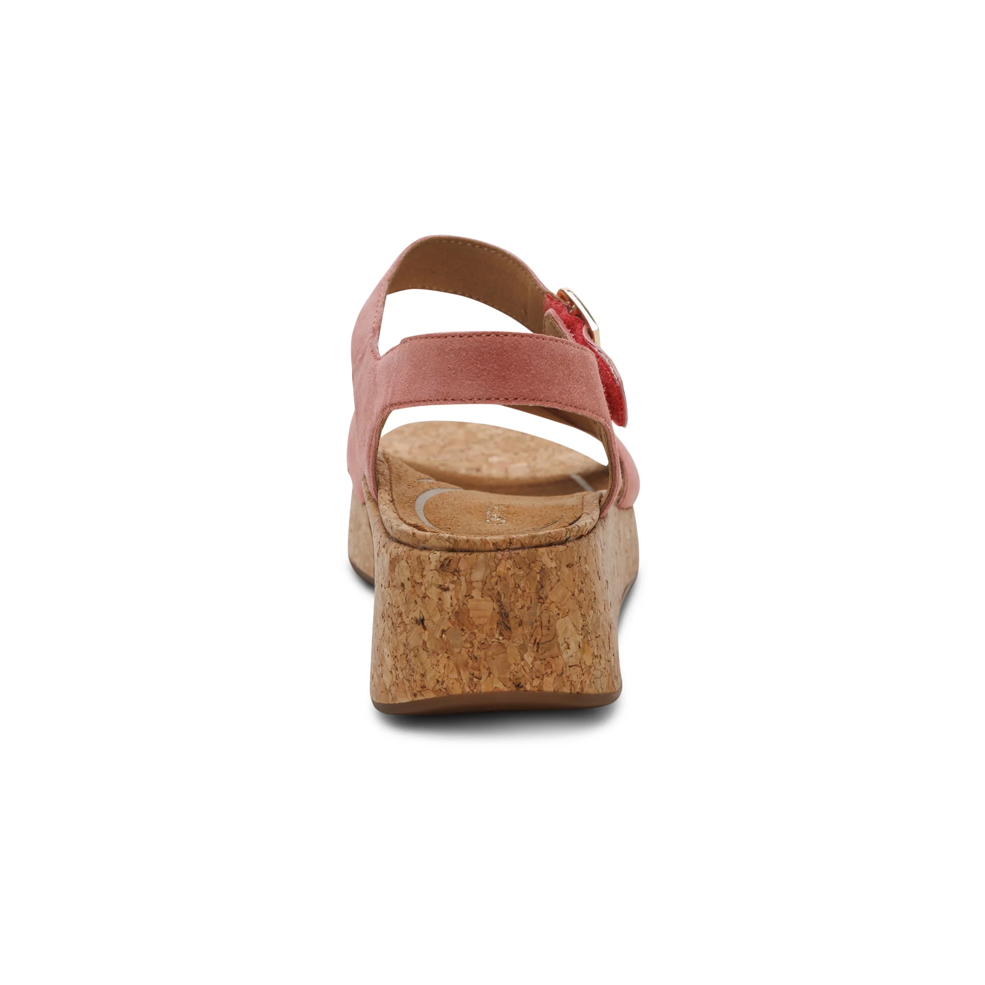 Flora Adjustable Quarter Strap Wedge  - Antique Rose - Image 3