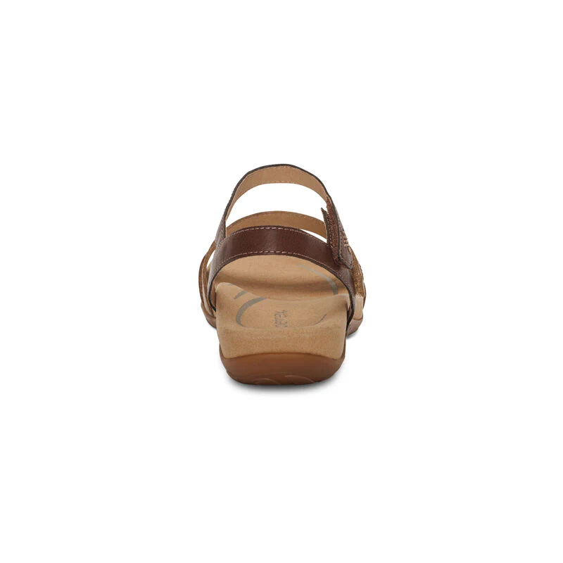 Gabby Adjustable Quarter Strap Sandal - Cognac Multi - Image 3
