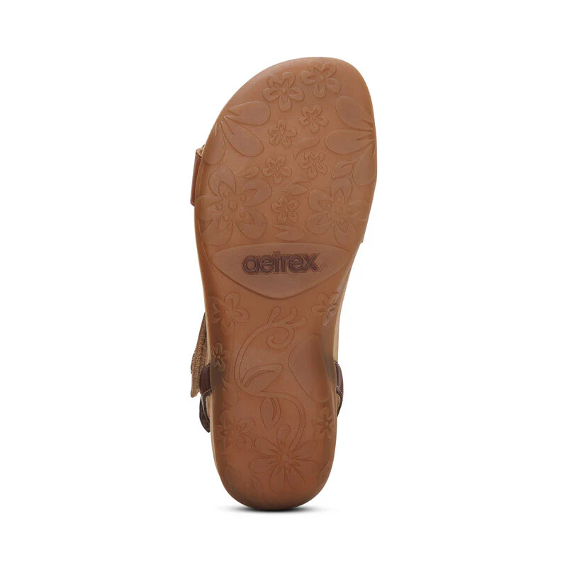 Gabby Adjustable Quarter Strap Sandal - Cognac Multi - Image 6