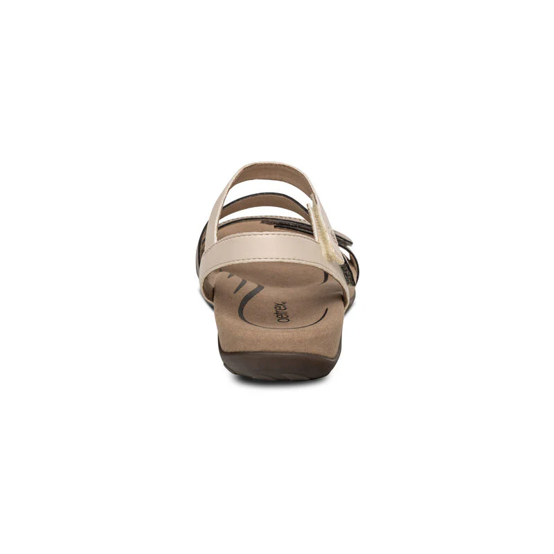 Gabby Adjustable Quarter Strap Sandal - Stone Multi - Image 3