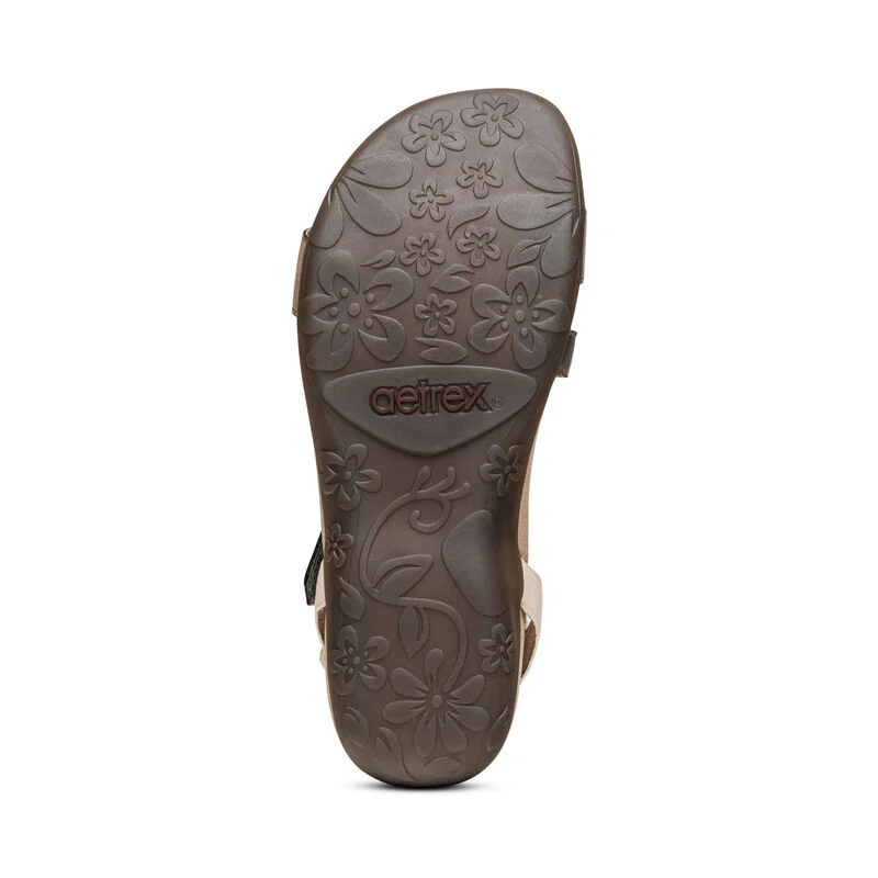 Gabby Adjustable Quarter Strap Sandal - Stone Multi - Image 6