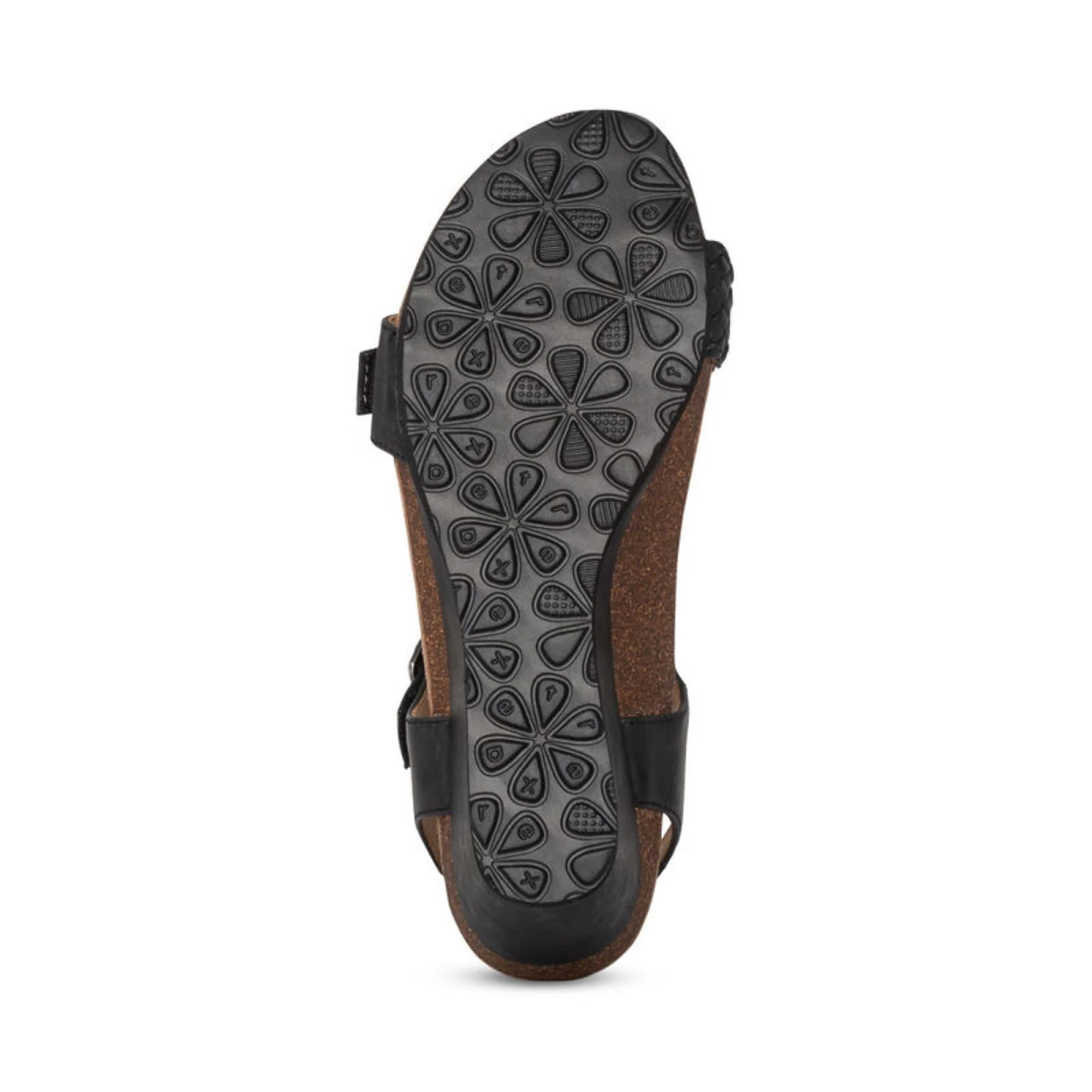 Grace Adjustable Woven Wedge - Black - Image 6