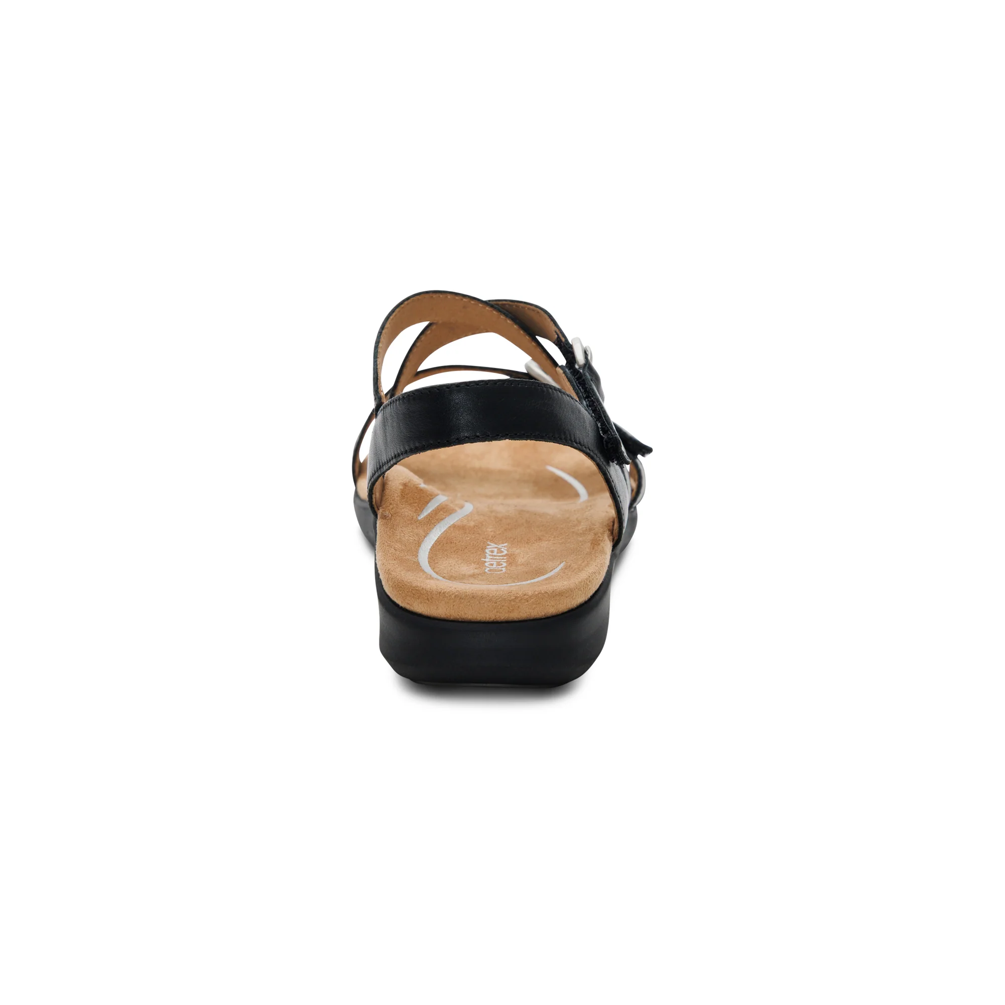 Hadley Adjustable Quarter Strap Sandal - Black - Image 3