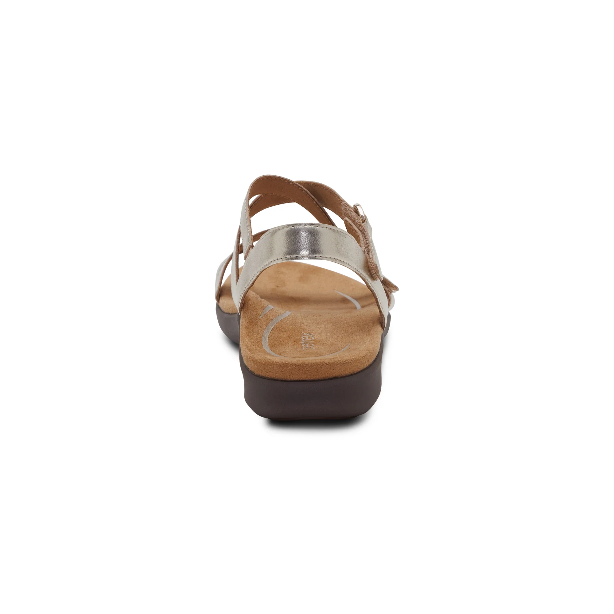 Hadley Adjustable Quarter Strap Sandal - Champagne - Image 3