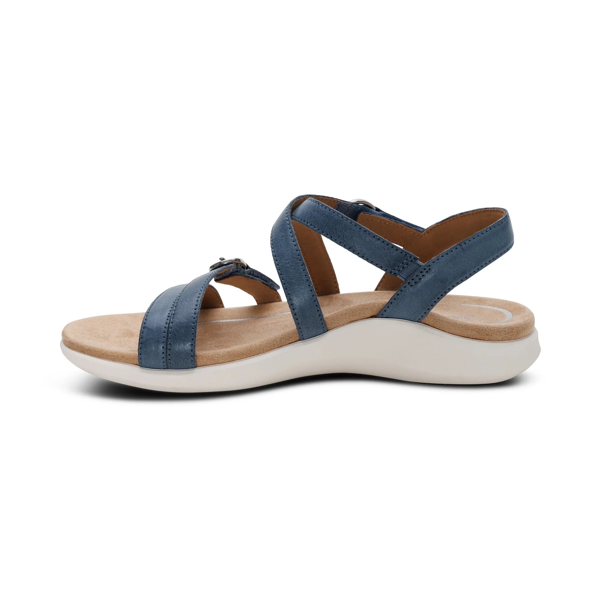 Hadley Adjustable Quarter Strap Sandal - Hazy Blue - Image 4