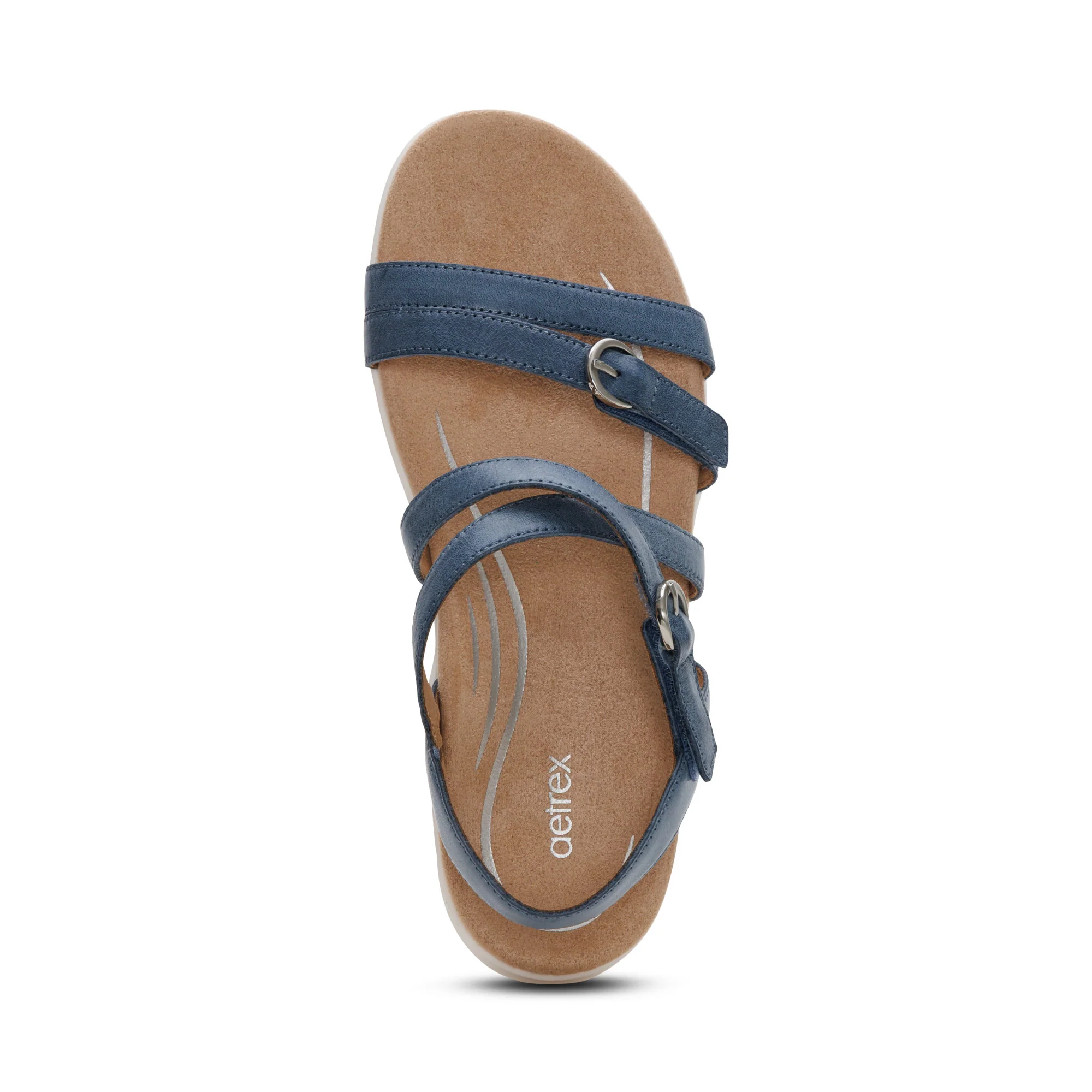 Hadley Adjustable Quarter Strap Sandal - Hazy Blue - Image 5
