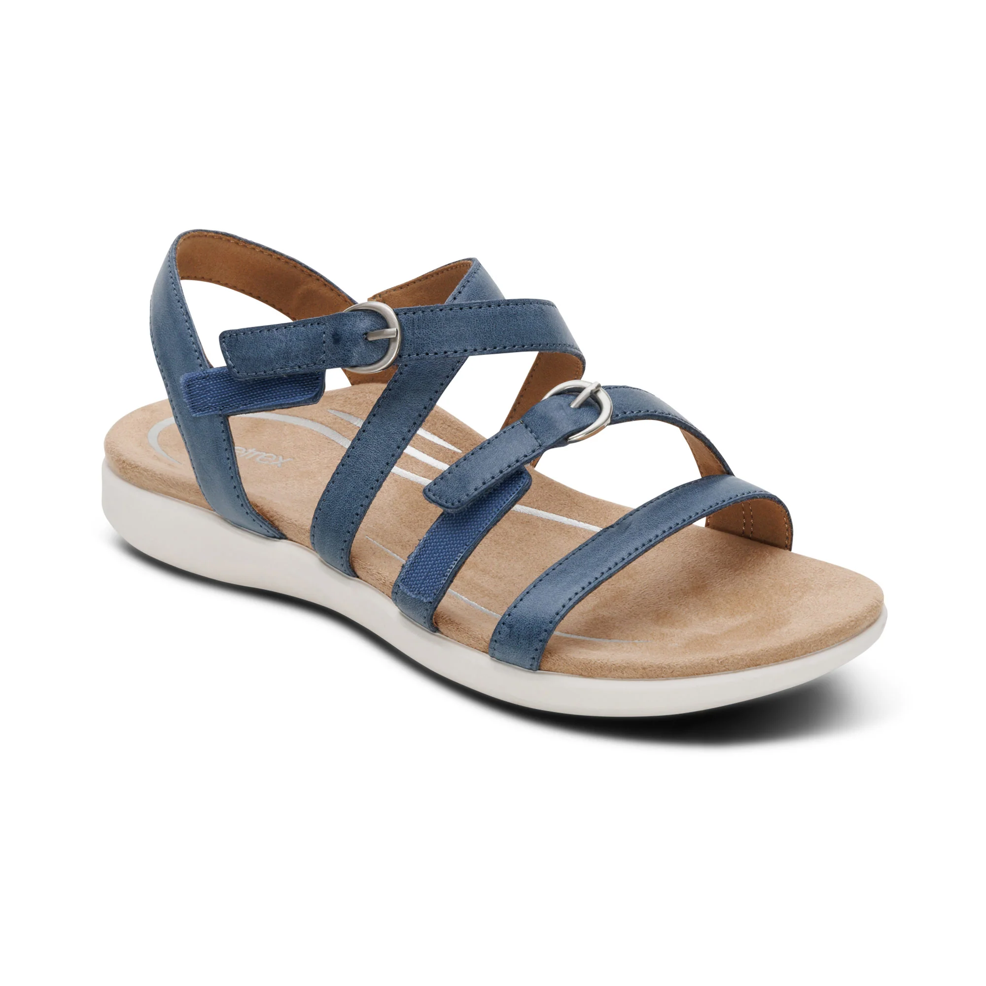 Hadley Adjustable Quarter Strap Sandal - Hazy Blue - Image 7