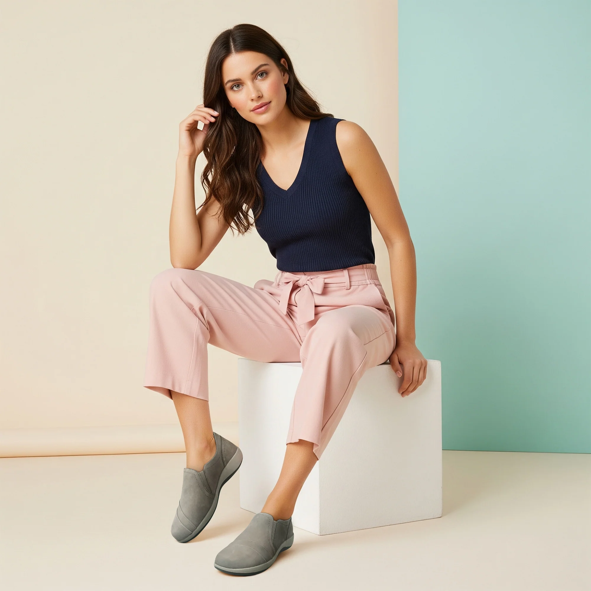 Helena Arch Support Slip-On - Warm Grey - Image 6