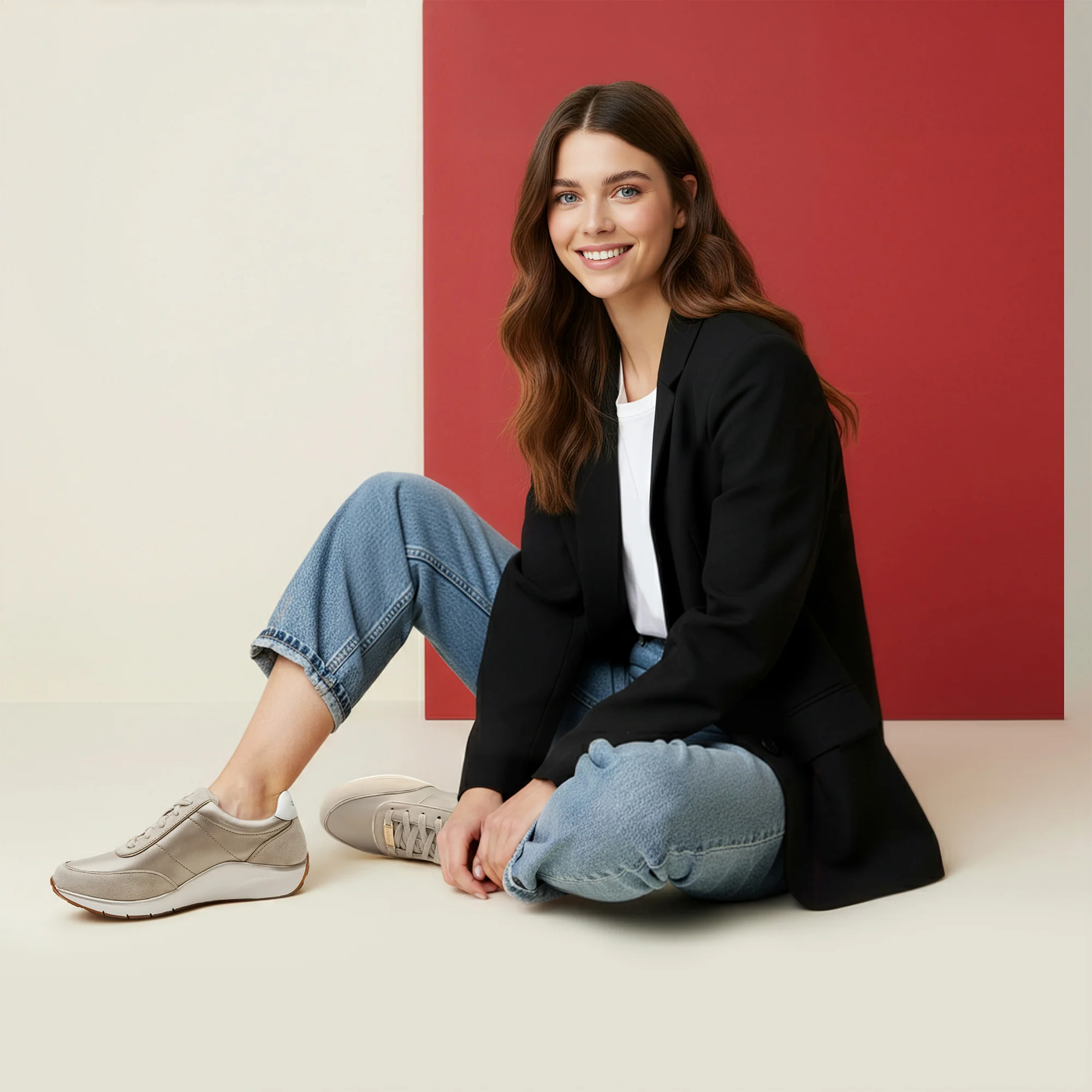 Ivy Arch Support Sneaker - Champagne - Image 7