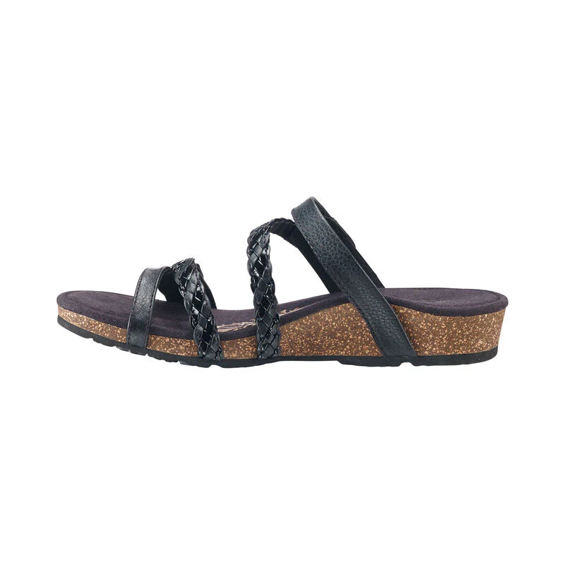 Janey Braided Slide - Black - Image 3
