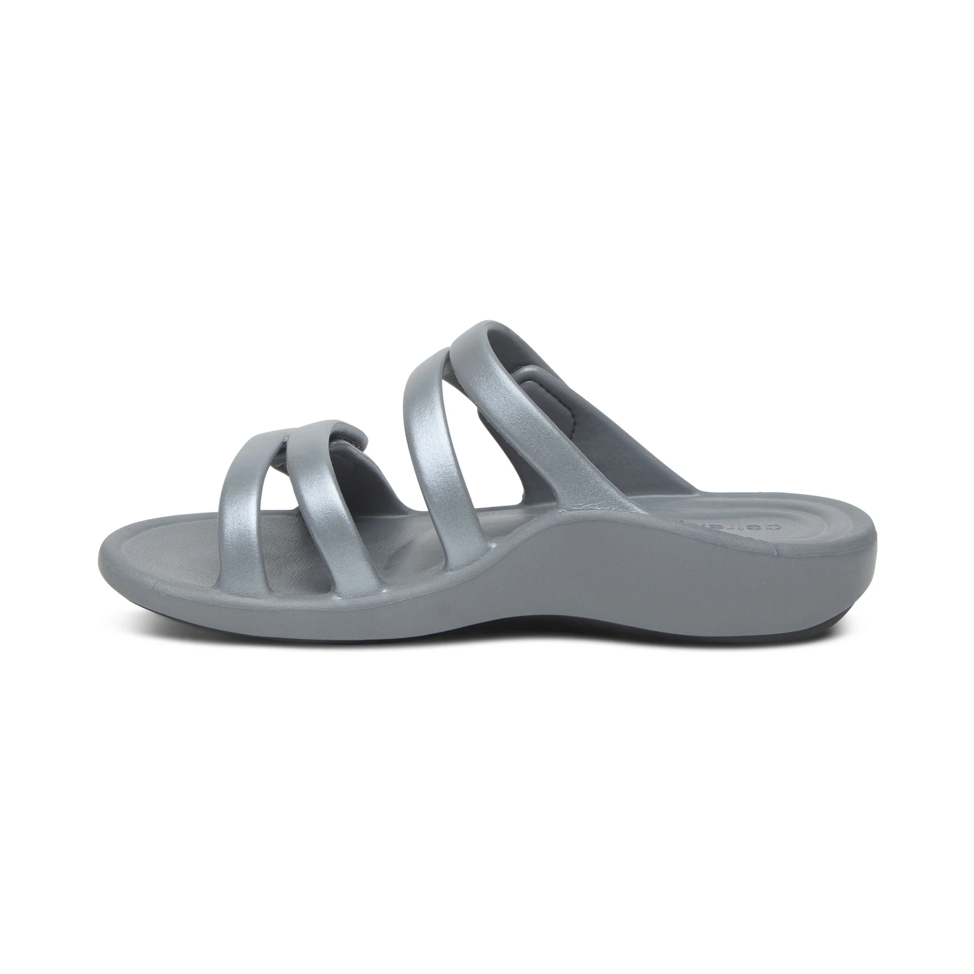 Janey Sport Slide - Grey - Image 4