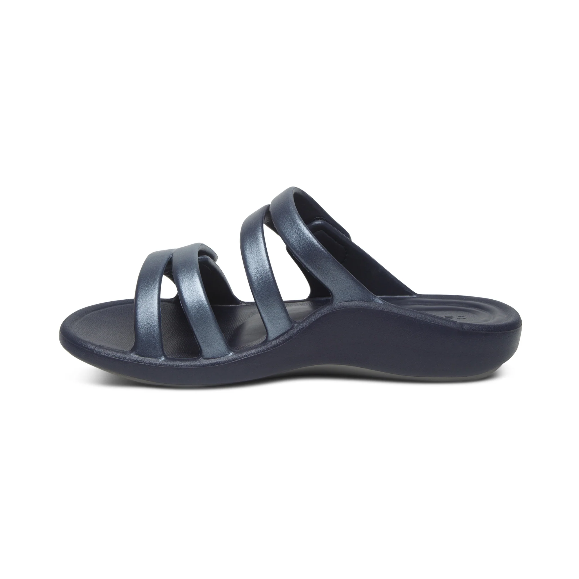 Janey Sport Slide - Navy - Image 2