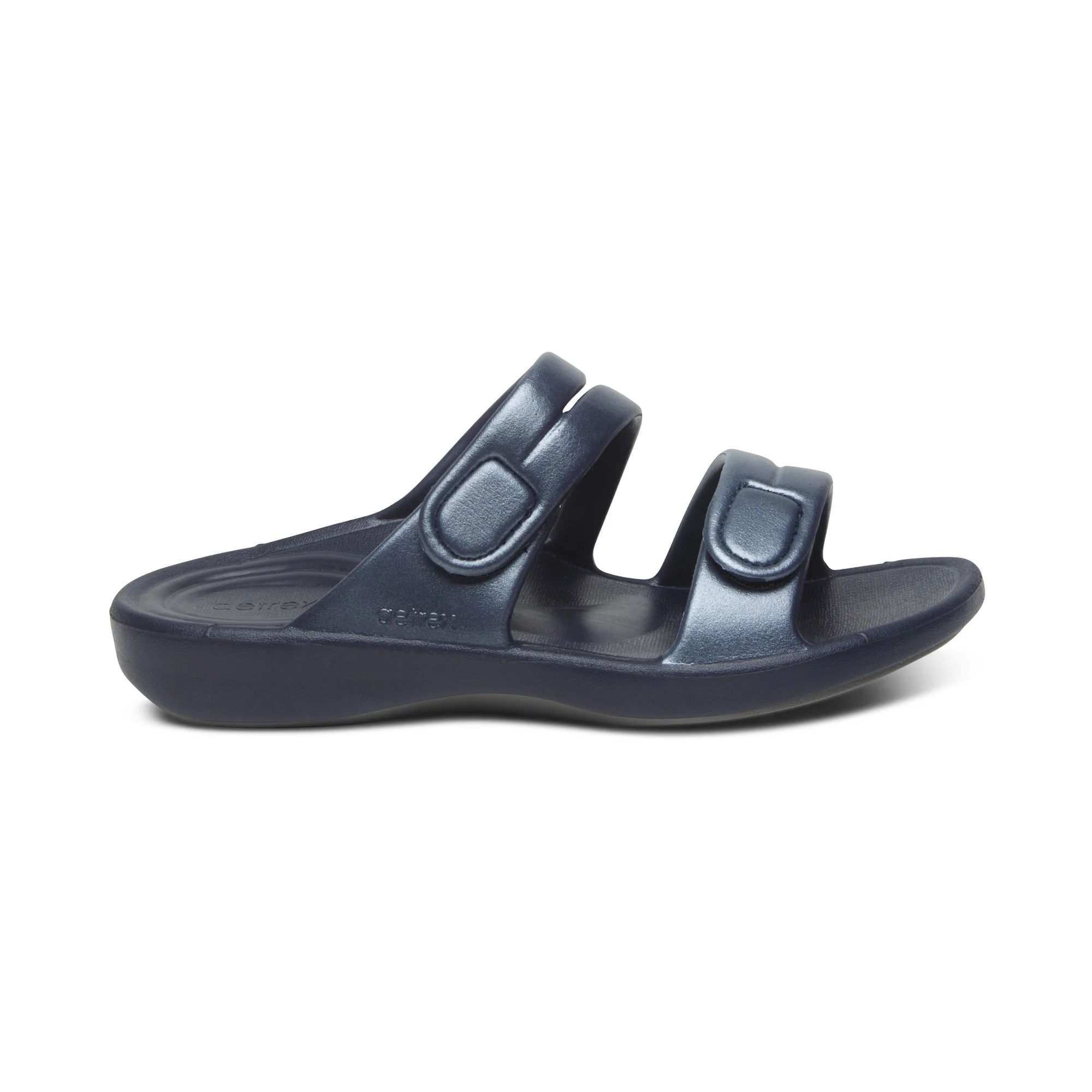 Janey Sport Slide - Navy - Image 7