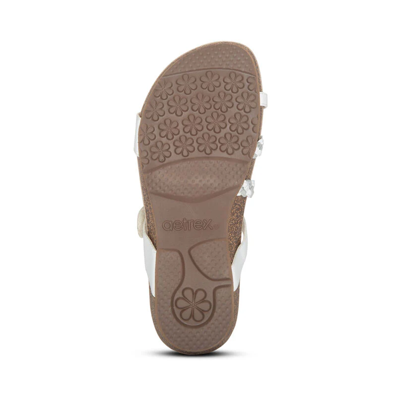 Janey Braided Slide - White - Image 5