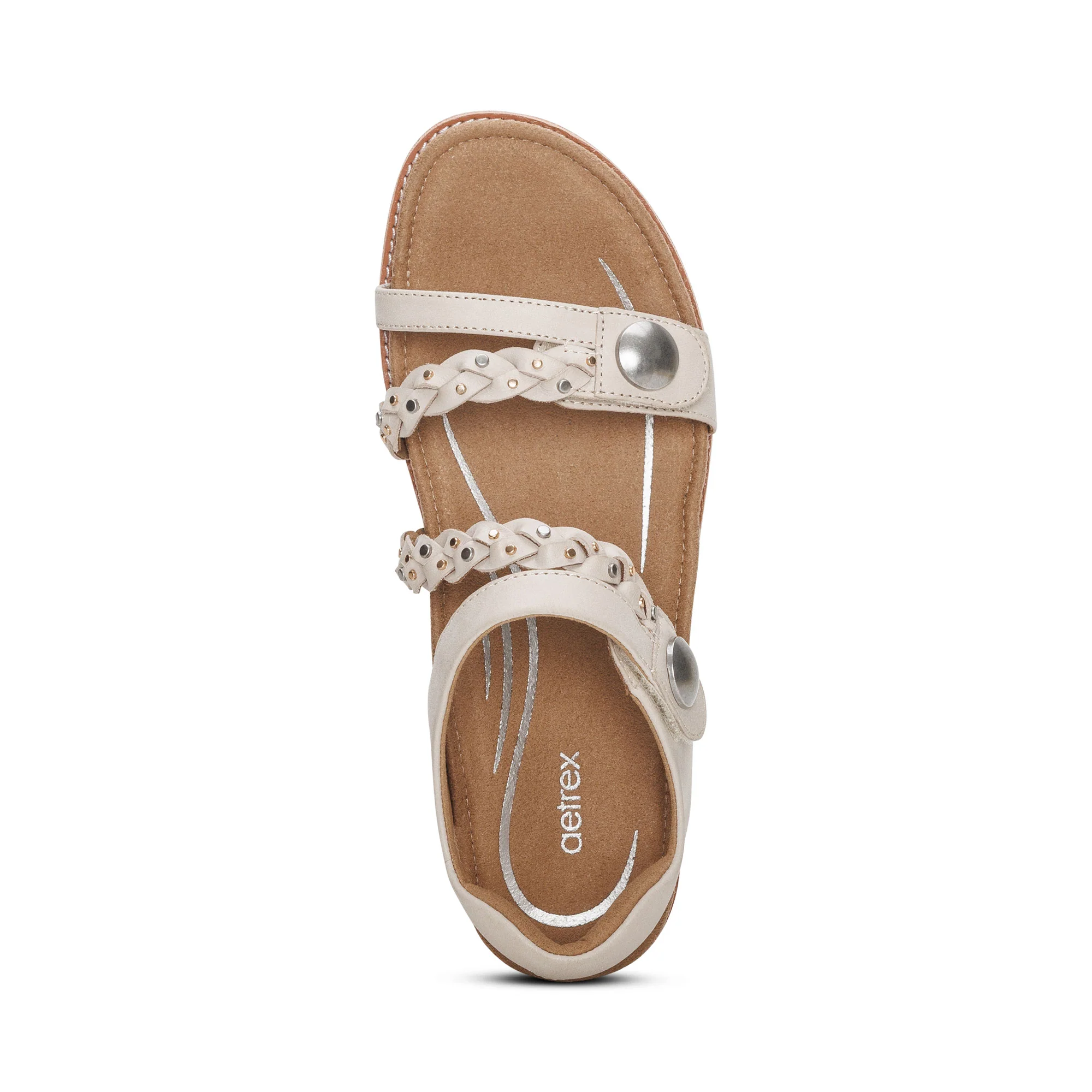 Jenn Quarter Strap Sandal - Ivory - Image 5