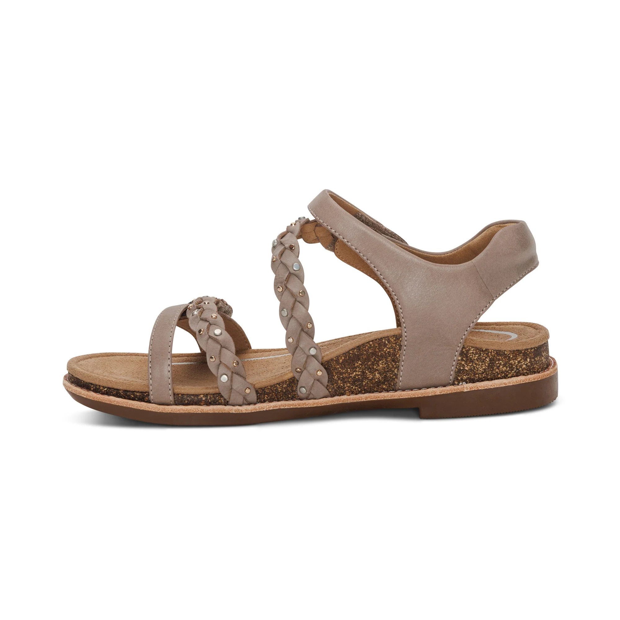 Jenn Quarter Strap Sandal - Taupe - Image 4
