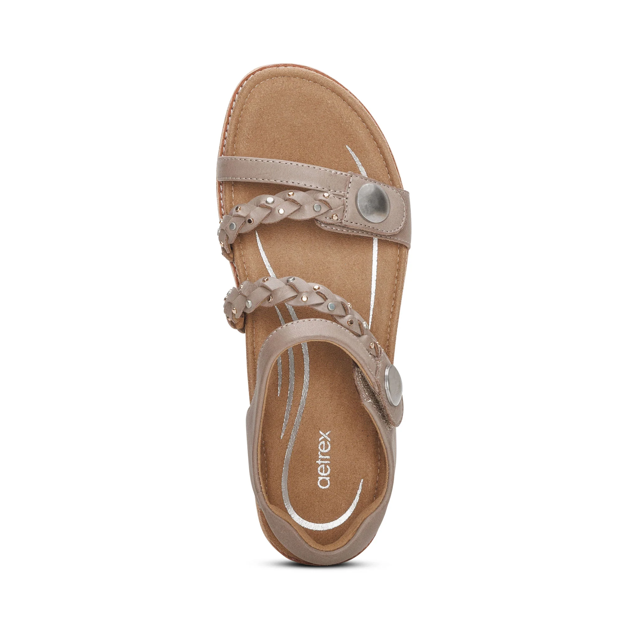 Jenn Quarter Strap Sandal - Taupe - Image 5