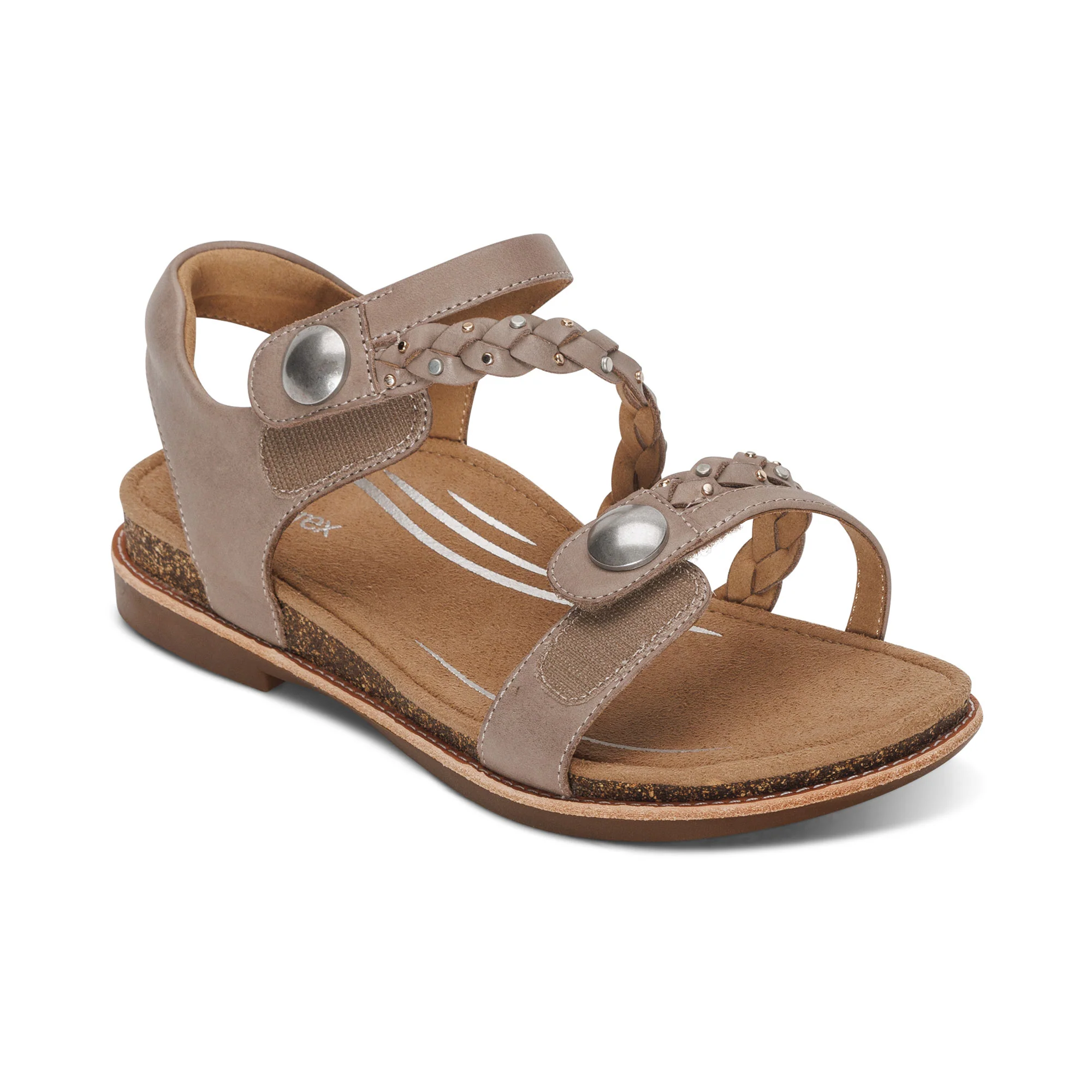 Jenn Quarter Strap Sandal - Taupe - Image 7