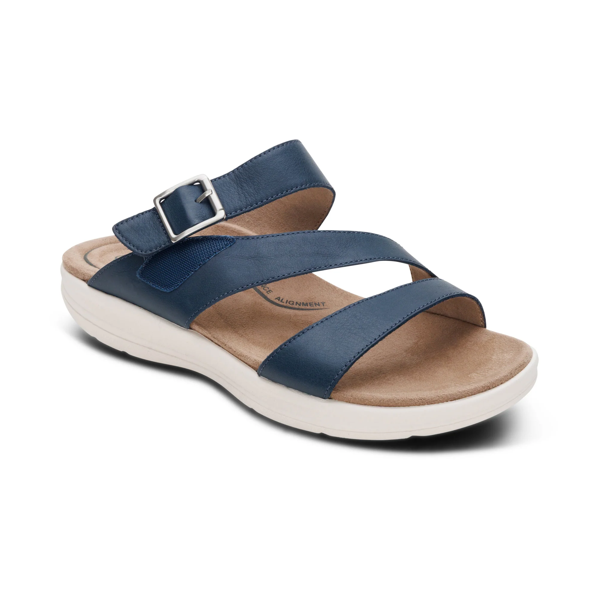 Jenny Adjustable Slide Sandal - Navy - Image 7