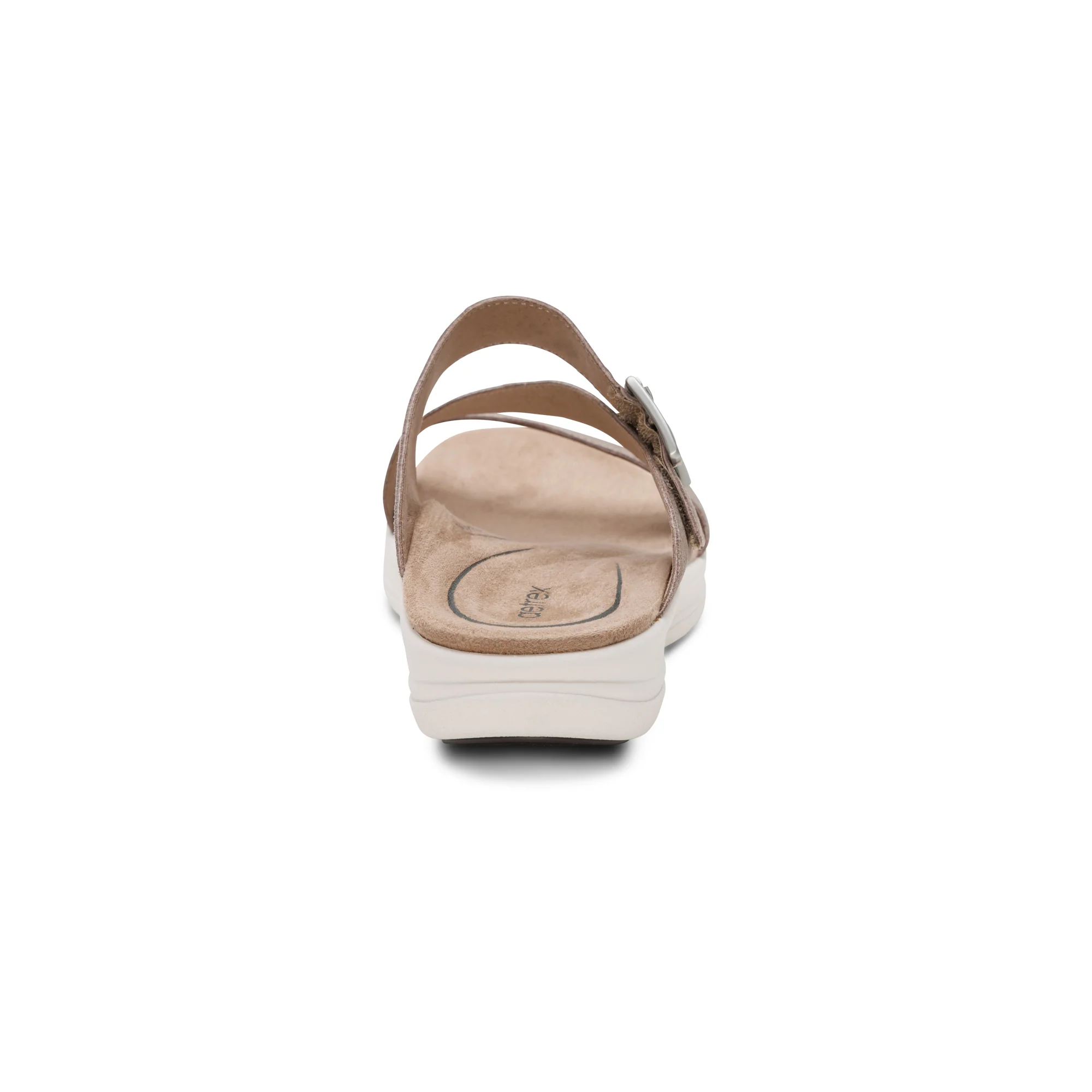 Jenny Adjustable Slide Sandal - Taupe - Image 3