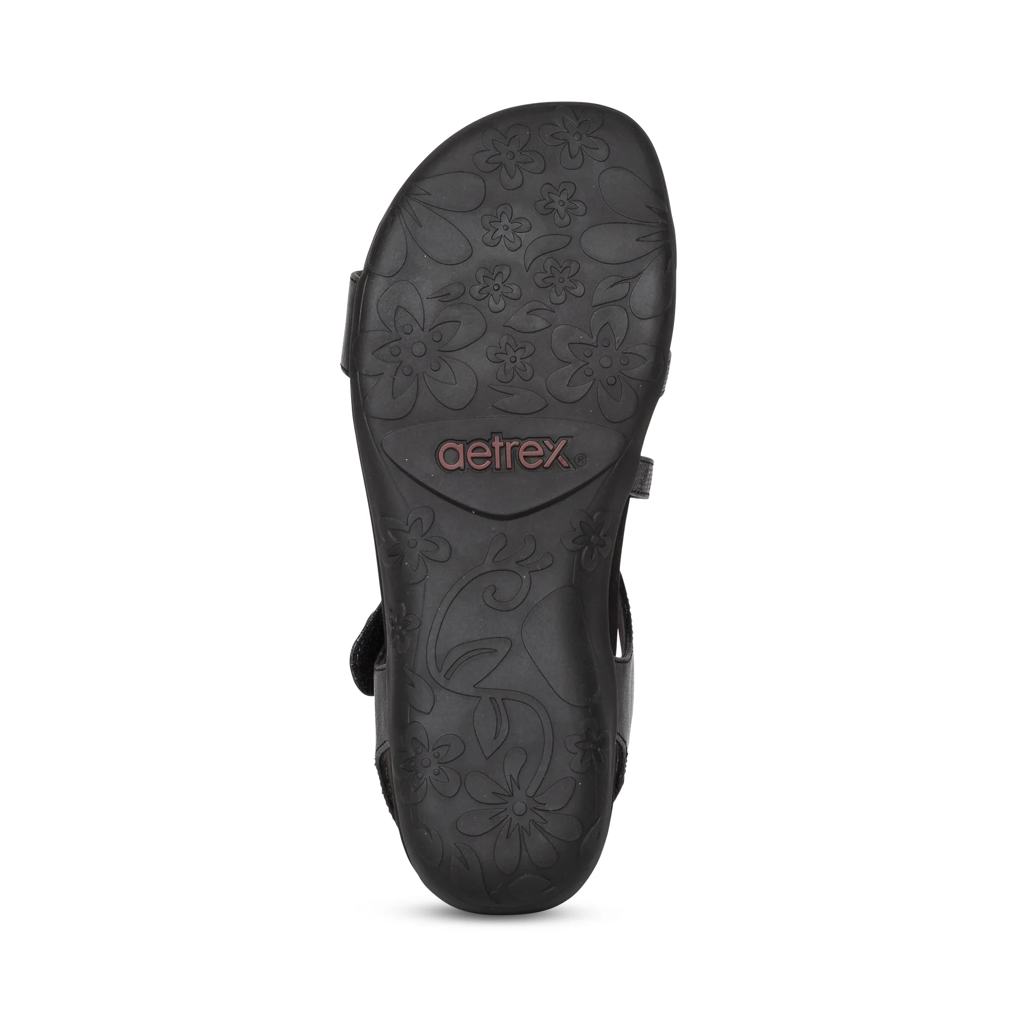 Jess Adjustable Quarter Strap Sandal - Black - Image 6