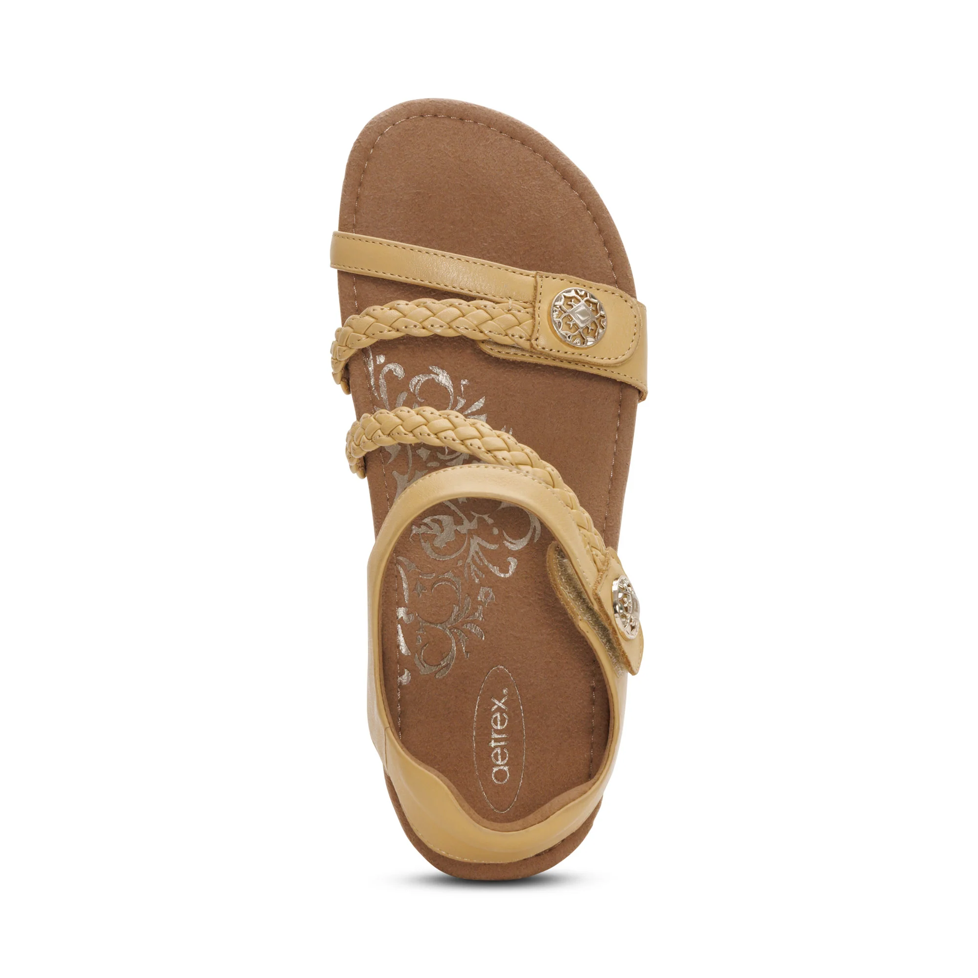 Jillian Braided Quarter Strap Sandal - Butter - Image 5