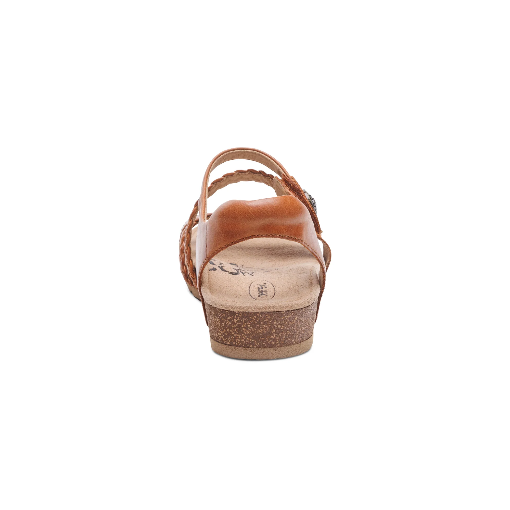 Jillian Braided Quarter Strap Sandal - Cognac - Image 3