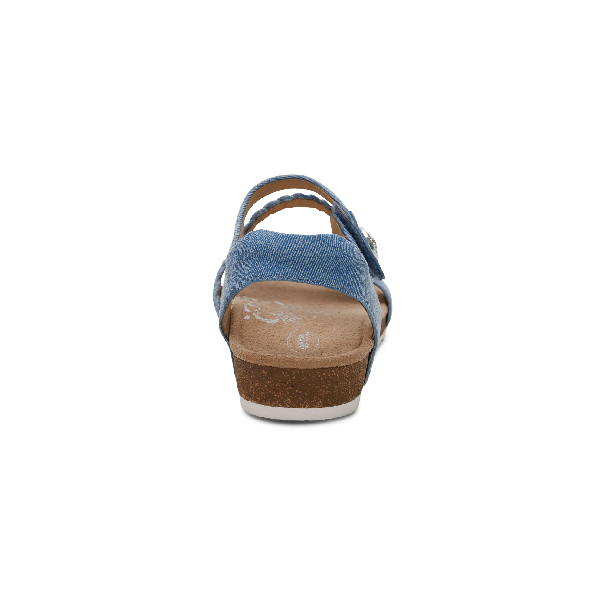 Jillian Braided Quarter Strap Sandal - Denim - Image 3